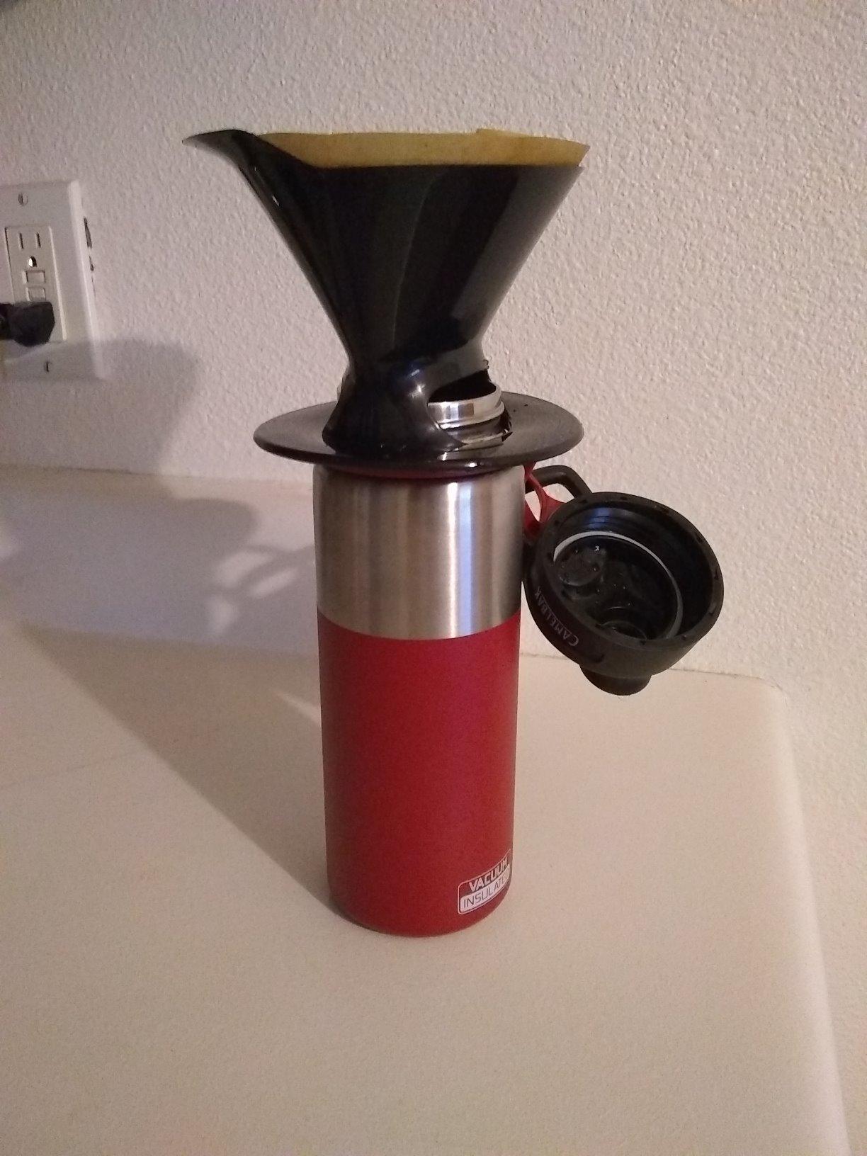 Melitta Filter Coffee Maker, Single Cup Pour-Over Brewer, Black, 1 Count (640007) customer photo 2
