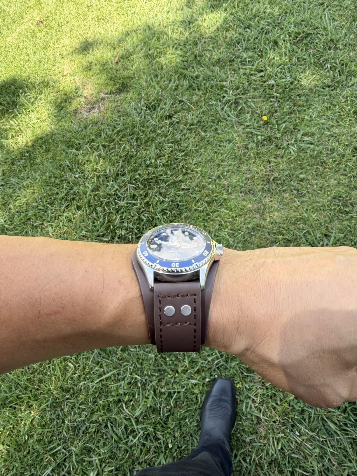 Fossil Coachman Quartz Chronograph Leather Watch for Men customer photo 2