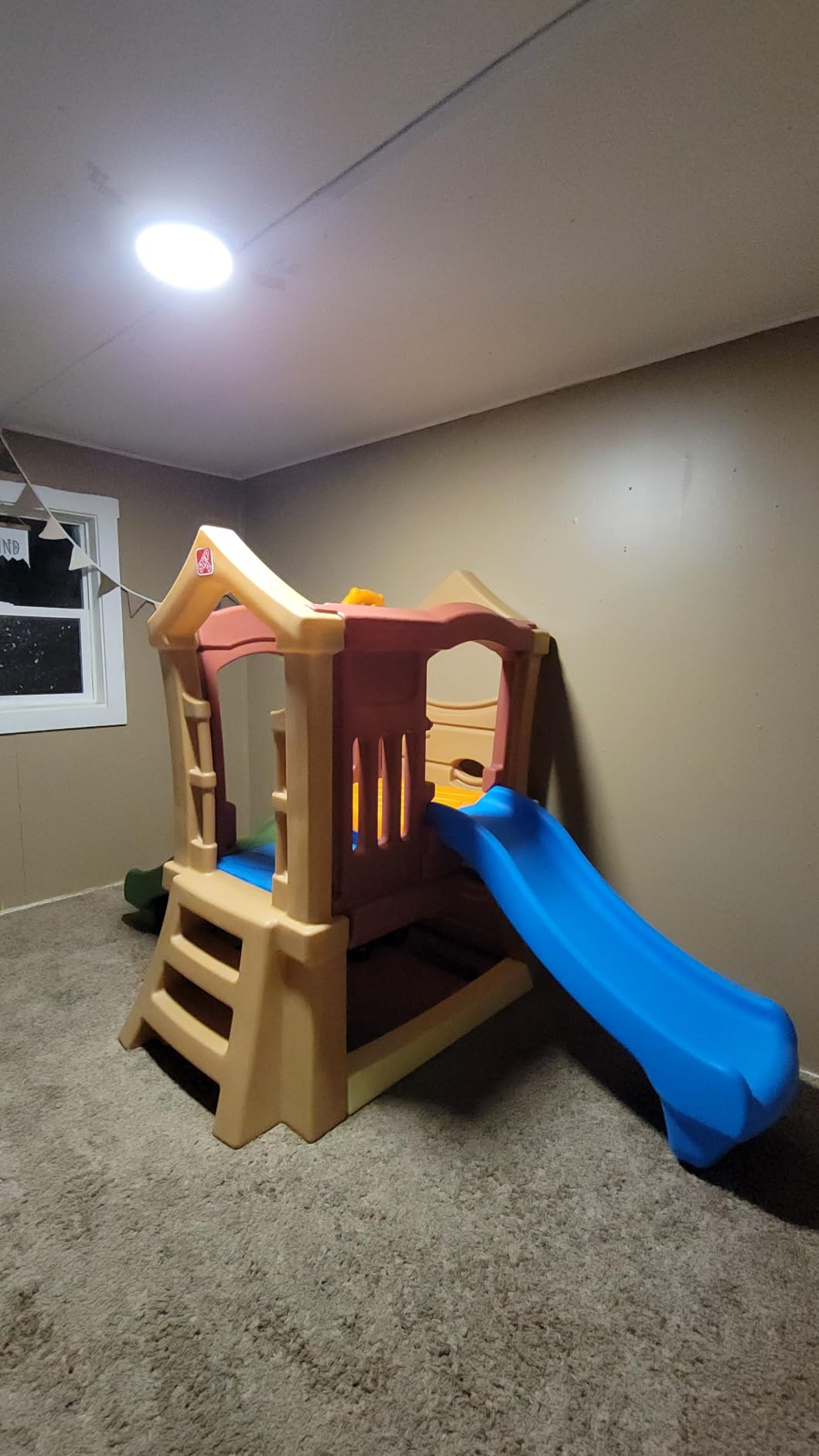 Step2 Play Up Double Slide Climber, Kids Outdoor Playset, Backyard Playground Set, 2 Slides, Elevated Playhouse, Outside Jungle Gym, For Toddlers 2-6 Years Old customer photo 2