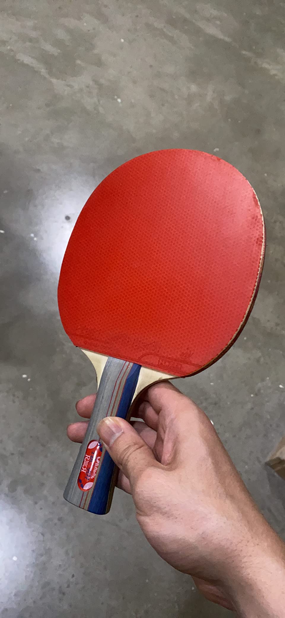 Butterfly 401 Table Tennis Racket Set - 1 Ping Pong Paddle – 1 Ping Pong Paddle Case - ITTF Approved Table Tennis Paddle - Ships in Ping Pong Racket Gift Box, Multi, B401FL customer photo 2