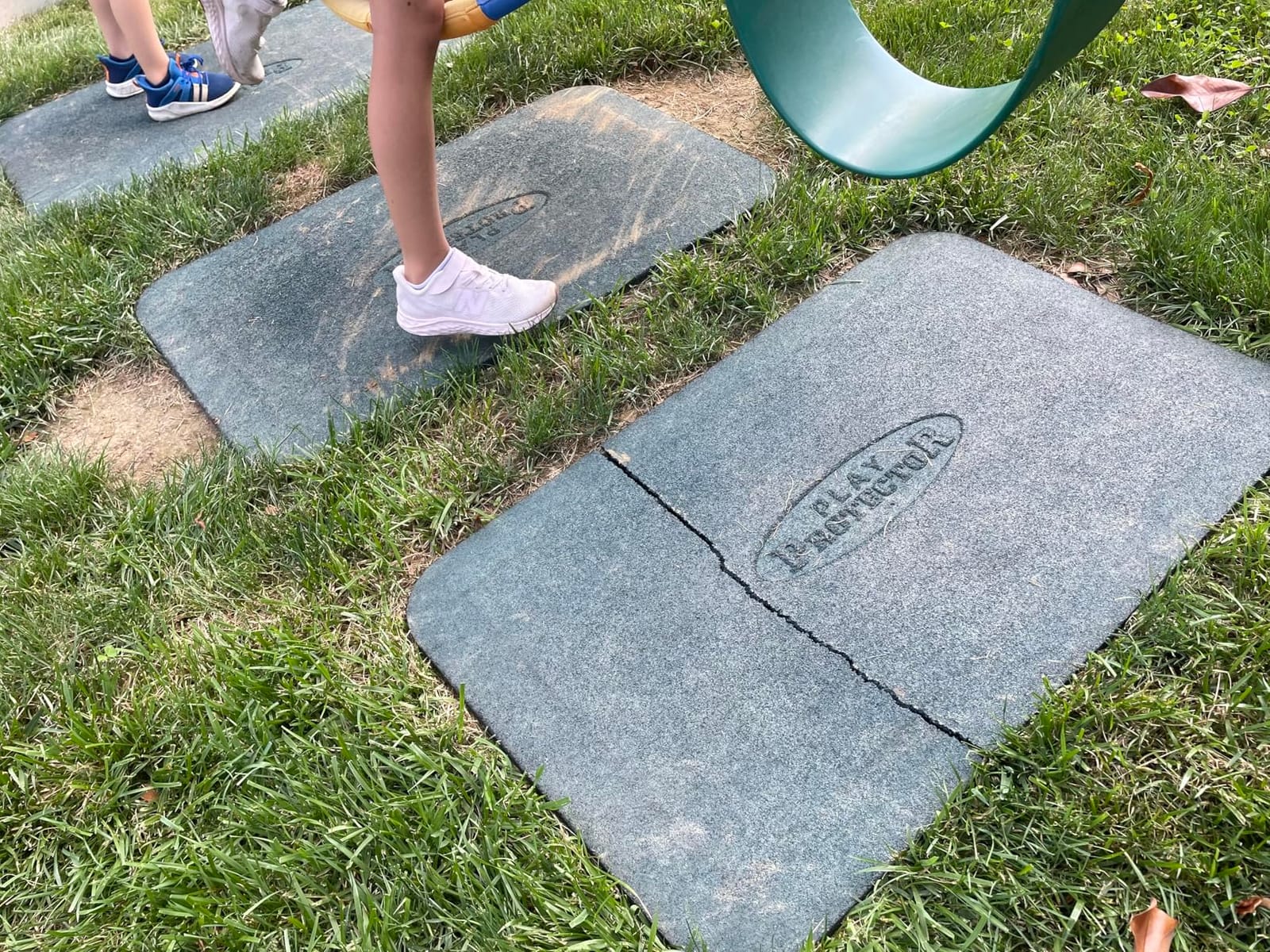 Gorilla Playsets 09-0012-PAIR-R Protective Rubber Mat For Swing Set of 2 Mats), Red customer photo 2