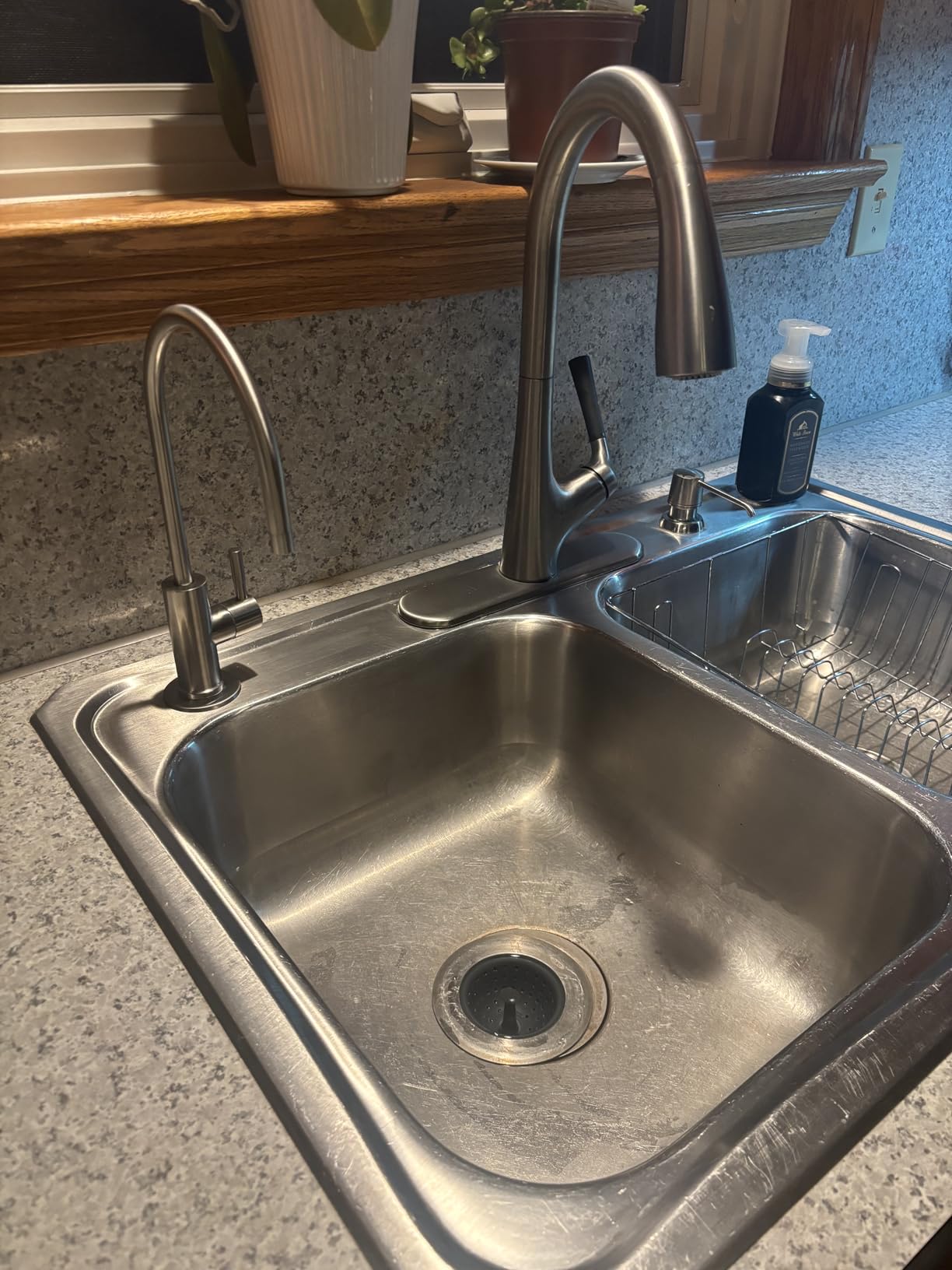 iSpring GA1-BN Drinking Water RO Faucet for Kitchen Sink, Heavy-Duty Lead-Free Reverse Osmosis Faucet for RO Water Filtration System, Non-Air Gap 100% Stainless Steel RO Faucet, Brushed Nickel Finish customer photo 2