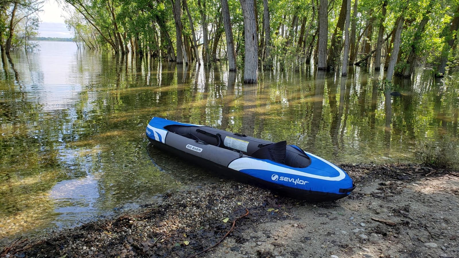 Sevylor Big Basin 3-Person Inflatable Kayak with Adjustable Seats & Carry Handles, Heavy-Duty PVC Construction for Rugged Use & Boston Valve for Easy Inflation/Deflation customer photo 1