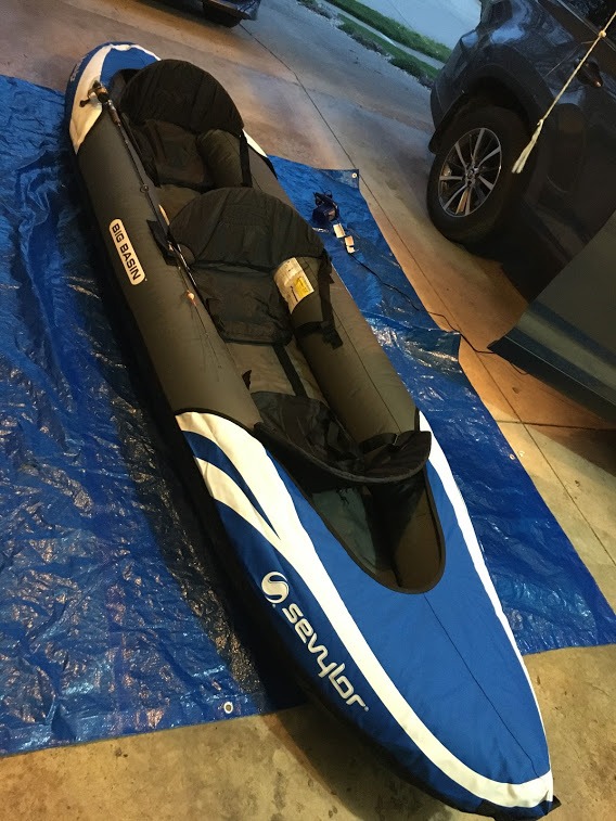 Sevylor Big Basin 3-Person Inflatable Kayak with Adjustable Seats & Carry Handles, Heavy-Duty PVC Construction for Rugged Use & Boston Valve for Easy Inflation/Deflation customer photo 2