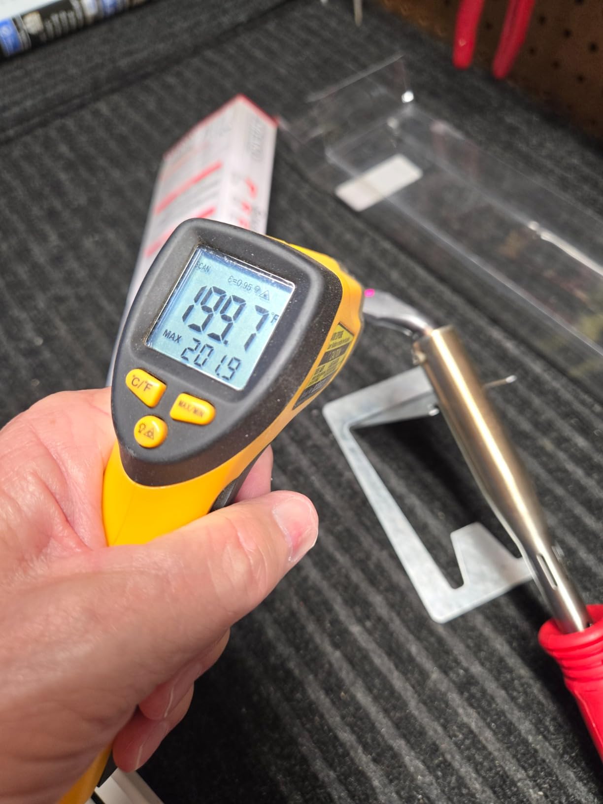 MIYAKO USA 150 Watts Heavy Duty Soldering Iron, High-Performance Pencil Welder with Reinforced Plastic and Rubber Handle, Replaceable Tip and Power Switch (74B8150) customer photo 2