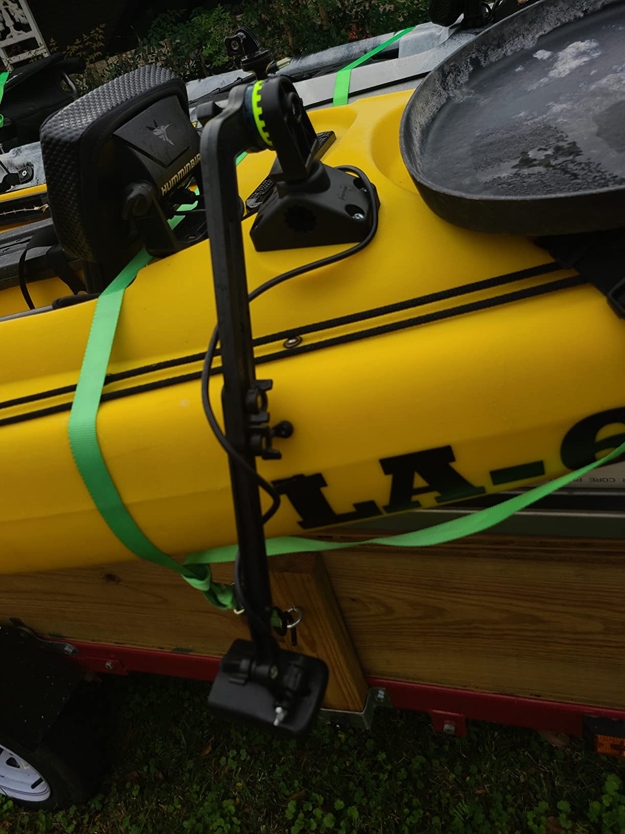 Scotty #140 Kayak/SUP Transducer Mounting Arm, Slip Disks Included, Fits All Scotty Post Mounts,Black customer photo 1