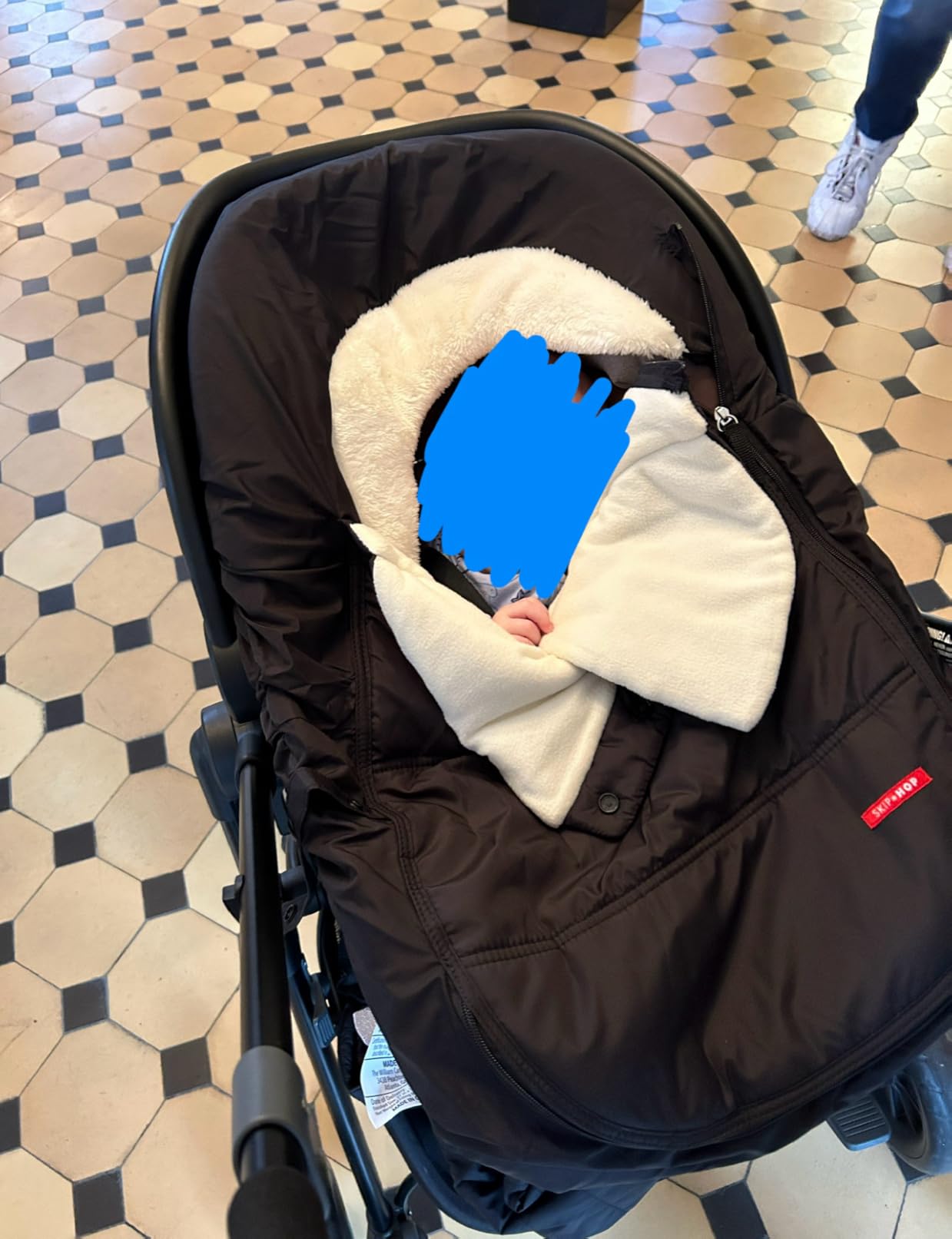 Skip Hop Winter Car Seat Cover, Stroll & Go, Heather Grey customer photo 1