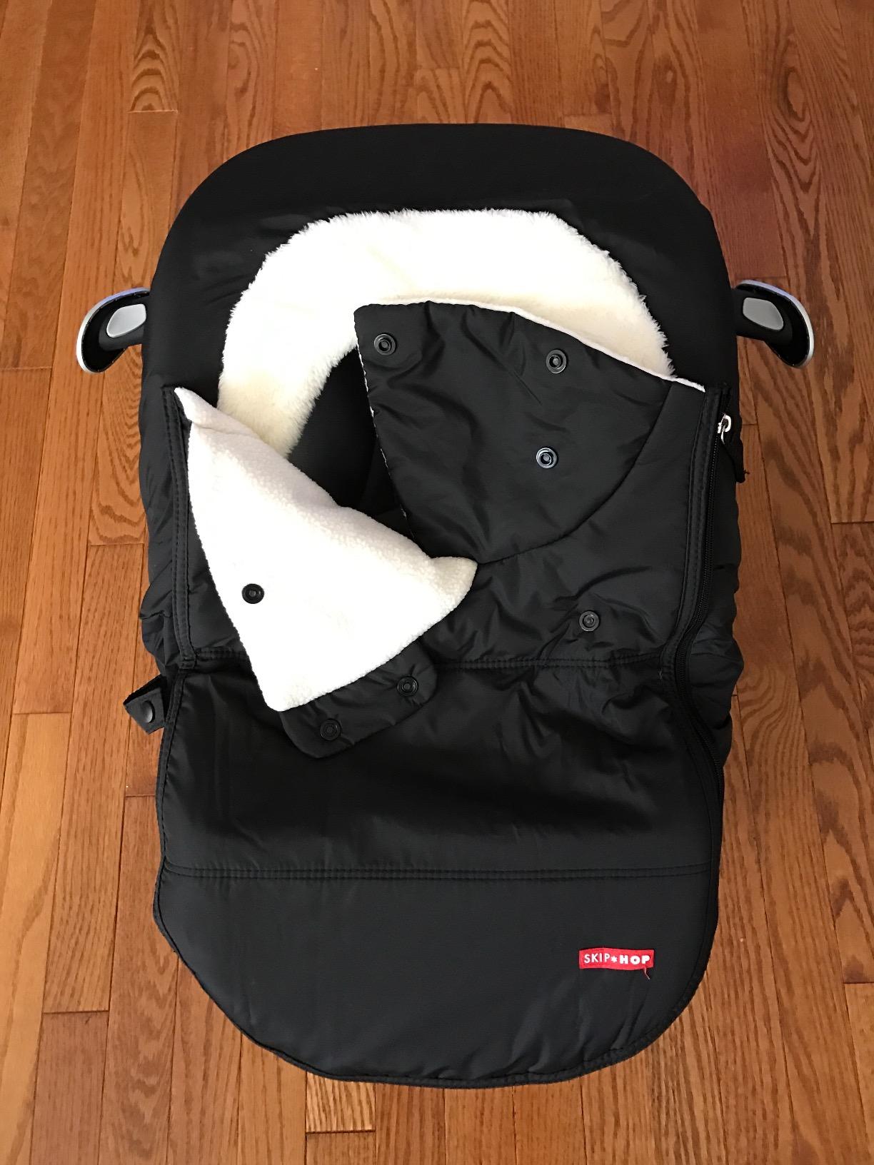 Skip Hop Winter Car Seat Cover, Stroll & Go, Heather Grey customer photo 2