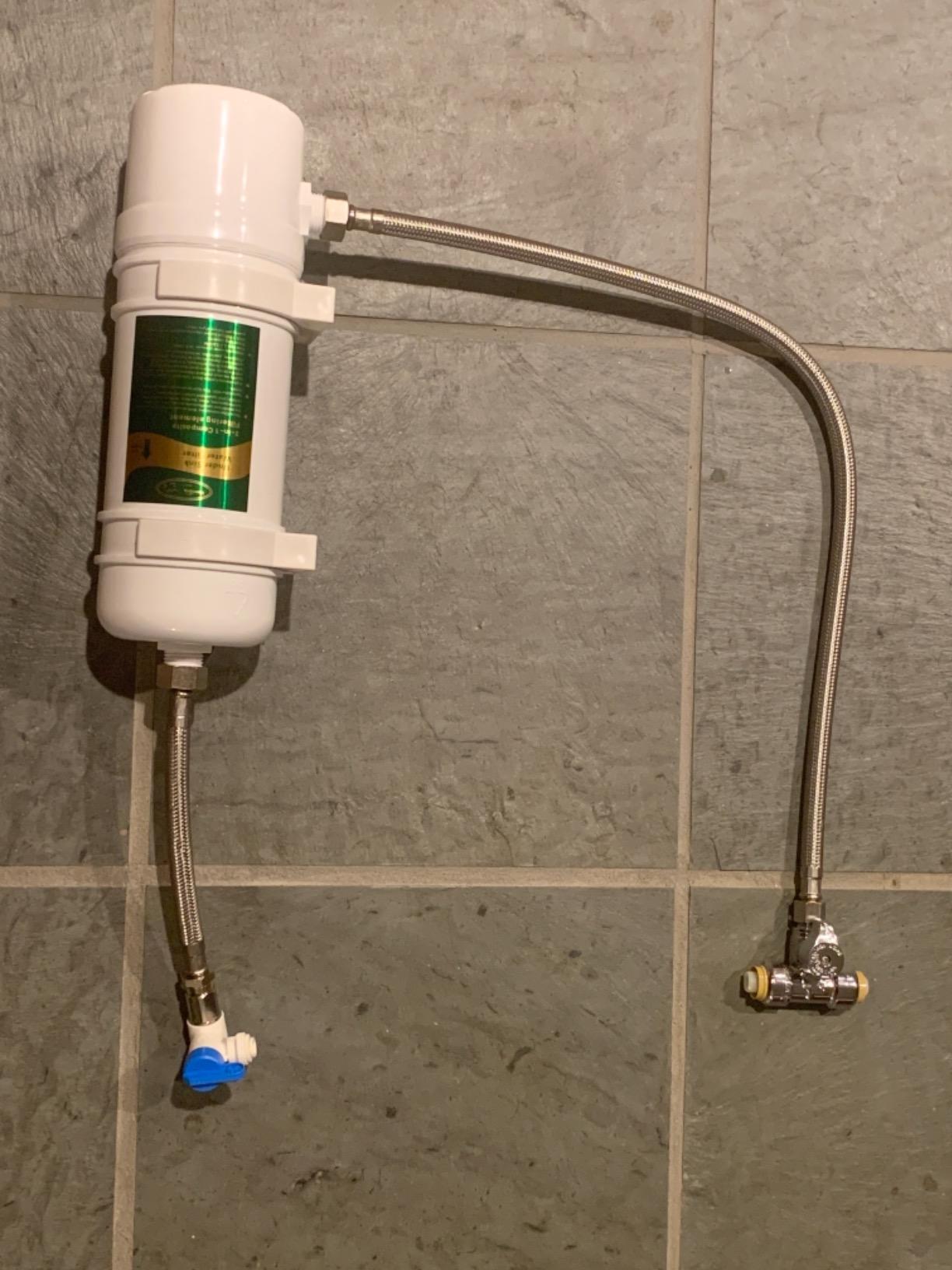 Full Flow Under Sink Water Filter, 13K Gallons Direct Connect Under Counter Drinking Water Filtration System, Removes Chlorine, Chloramine, Lead, Heavy Metals, Odors, Bad Tastes and More customer photo 1