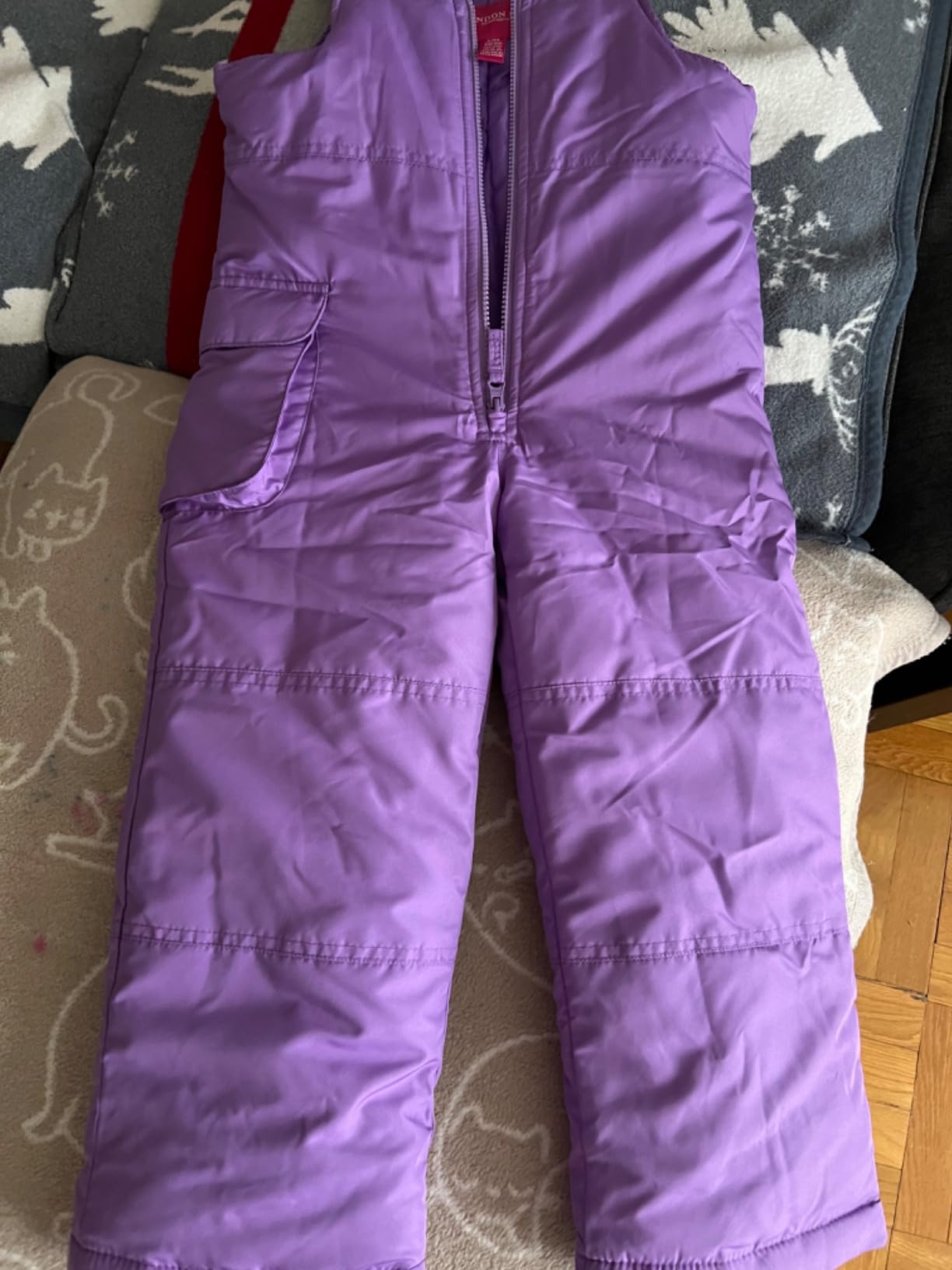 LONDON FOG girls Classic Snow Bib Ski Snowsuit customer photo 2