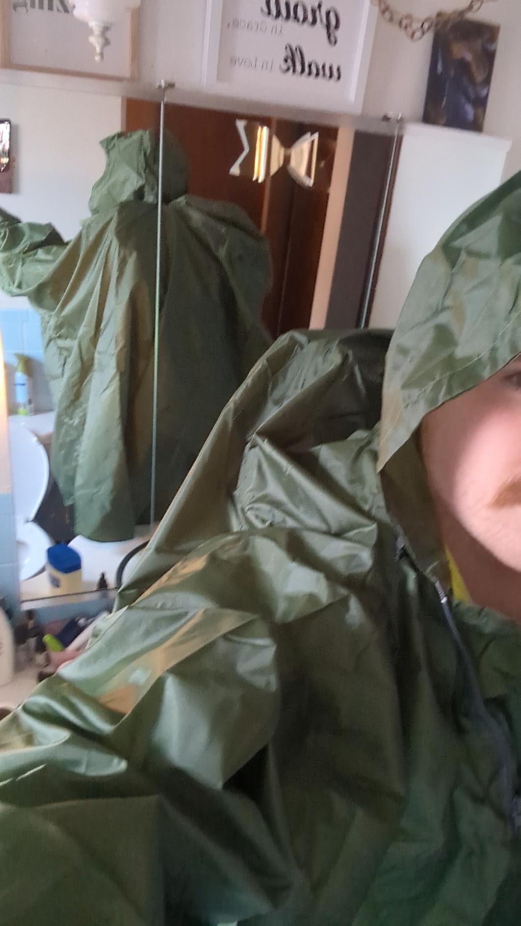 Adventure World Globotrekker Backpack Poncho Lightweight Waterproof Rain Poncho for Hiking, Camping, Travel & Outdoor Use customer photo 1