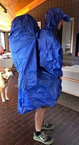 Adventure World Globotrekker Backpack Poncho Lightweight Waterproof Rain Poncho for Hiking, Camping, Travel & Outdoor Use customer photo 2