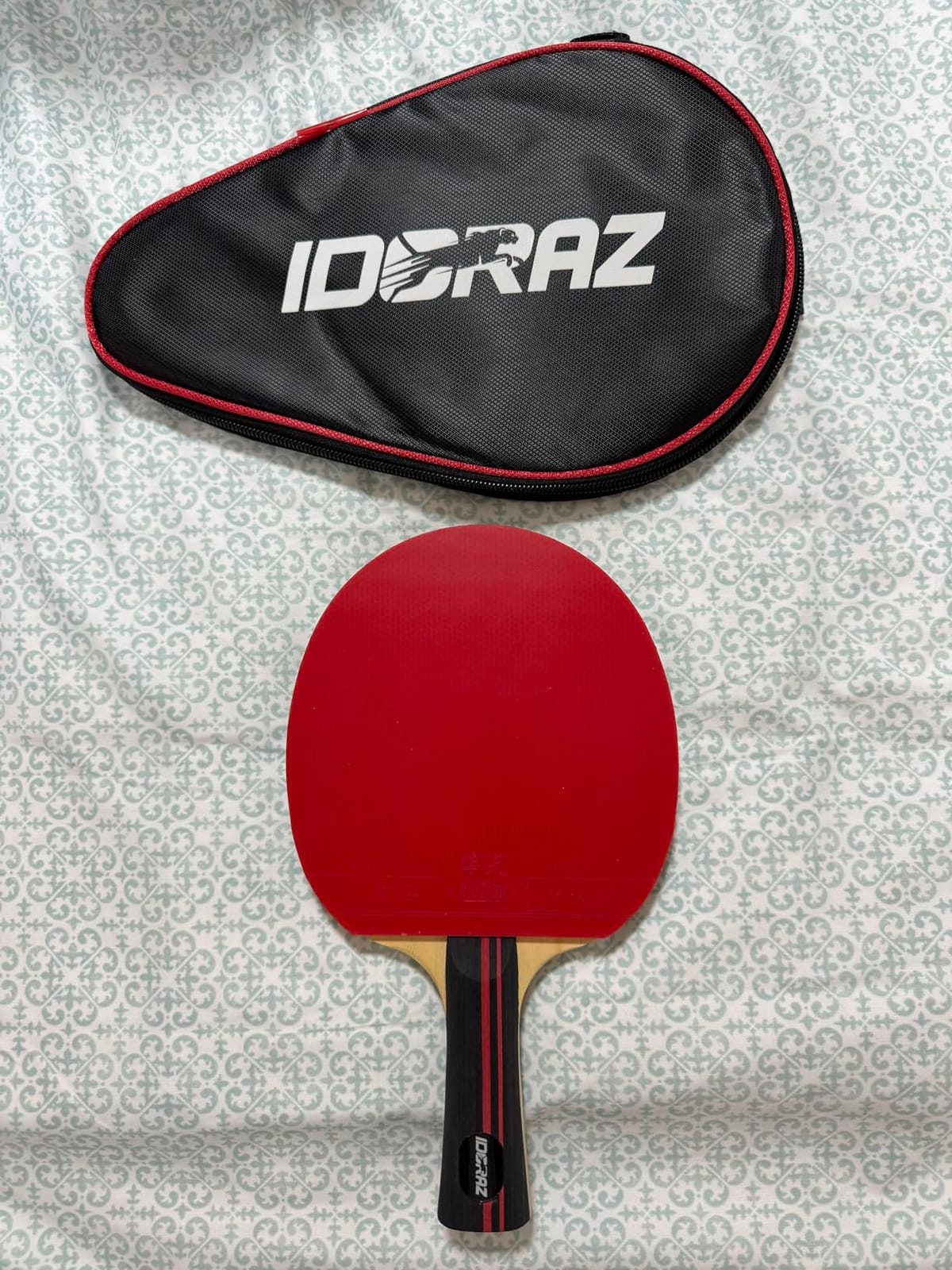 Professional Ping Pong Paddle with ITTF Rubber and Carrying Case customer photo 2