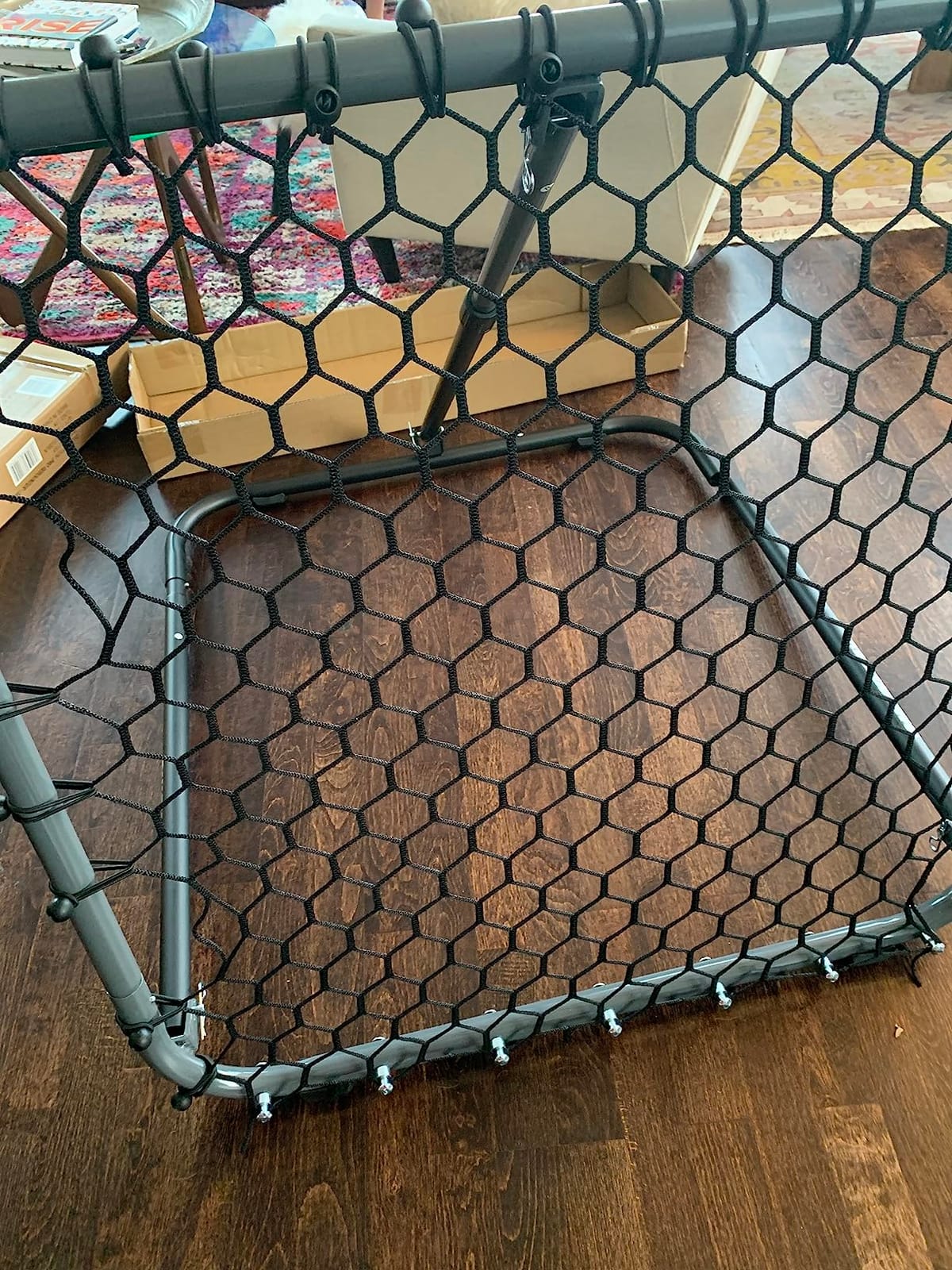 QUICKPLAY Pro Soccer Rebounder Net - Adjustable Angle, Steel Frame customer photo 2