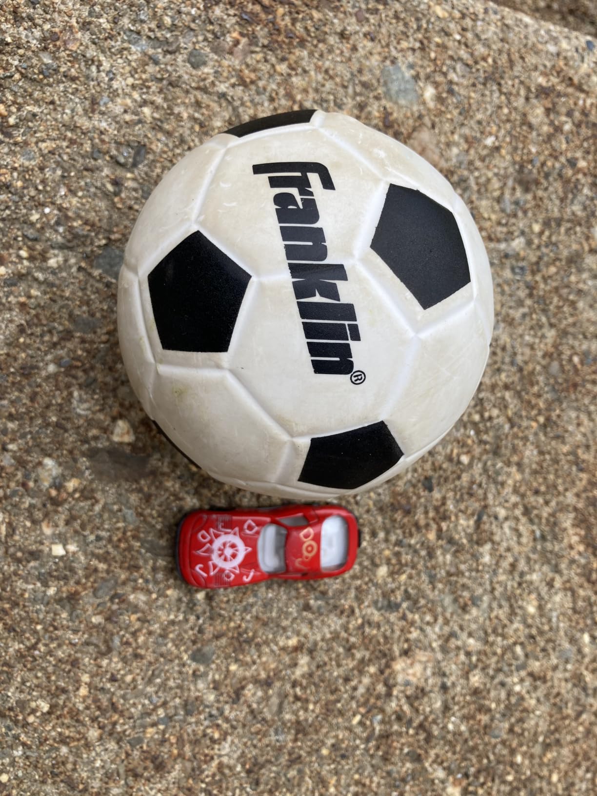 Franklin Sports Mini Soccer Goal with Ball and Pump customer photo 1