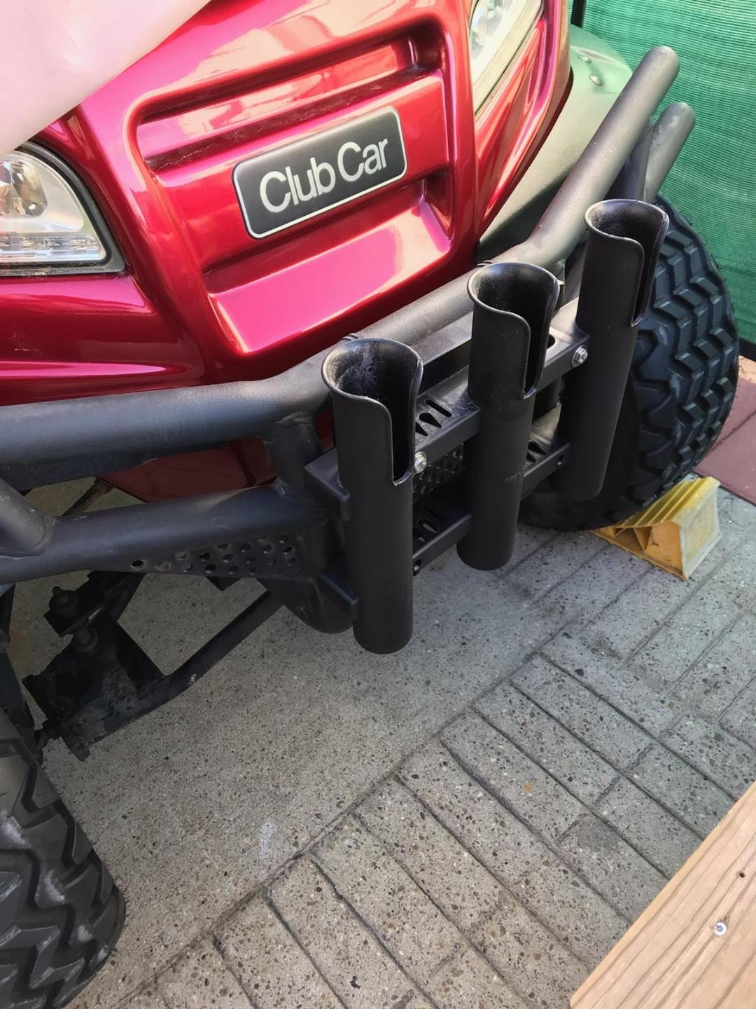 BigTron Fishing Rod Holder Bracket, Tube 3 Rod Rack, Fishing Rod for Boat Kayak Garage Storage or Truck with Screws Side-Mount customer photo 1