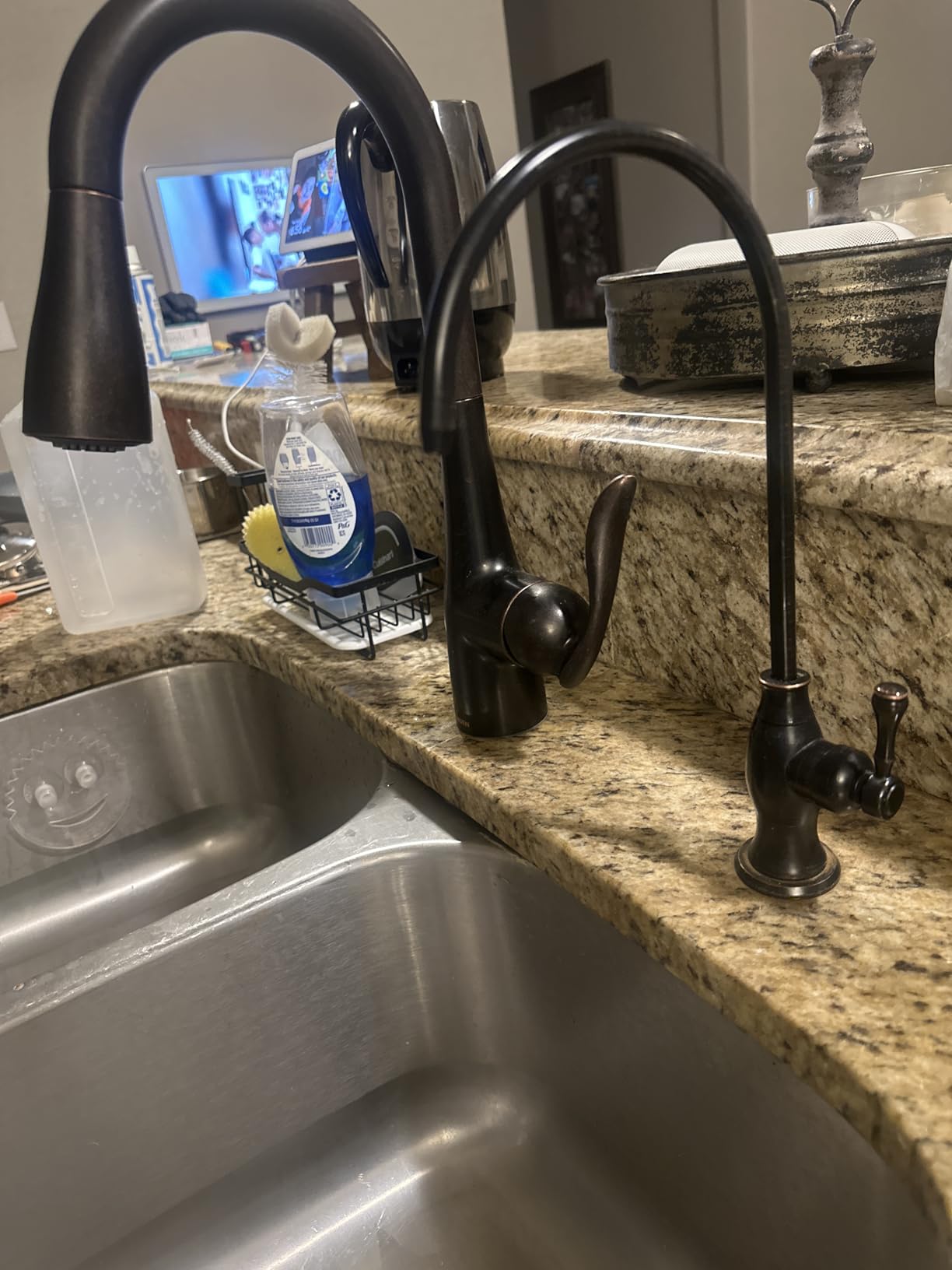 Delle Rosa Drinking Water Faucet, Stainless Steel Kitchen Water Filter Faucet, Commercial Water Filtration Faucet for Under Sink Water Filter System, Oil Rubbed Bronze Non-Air Gap RO Faucets customer photo 1