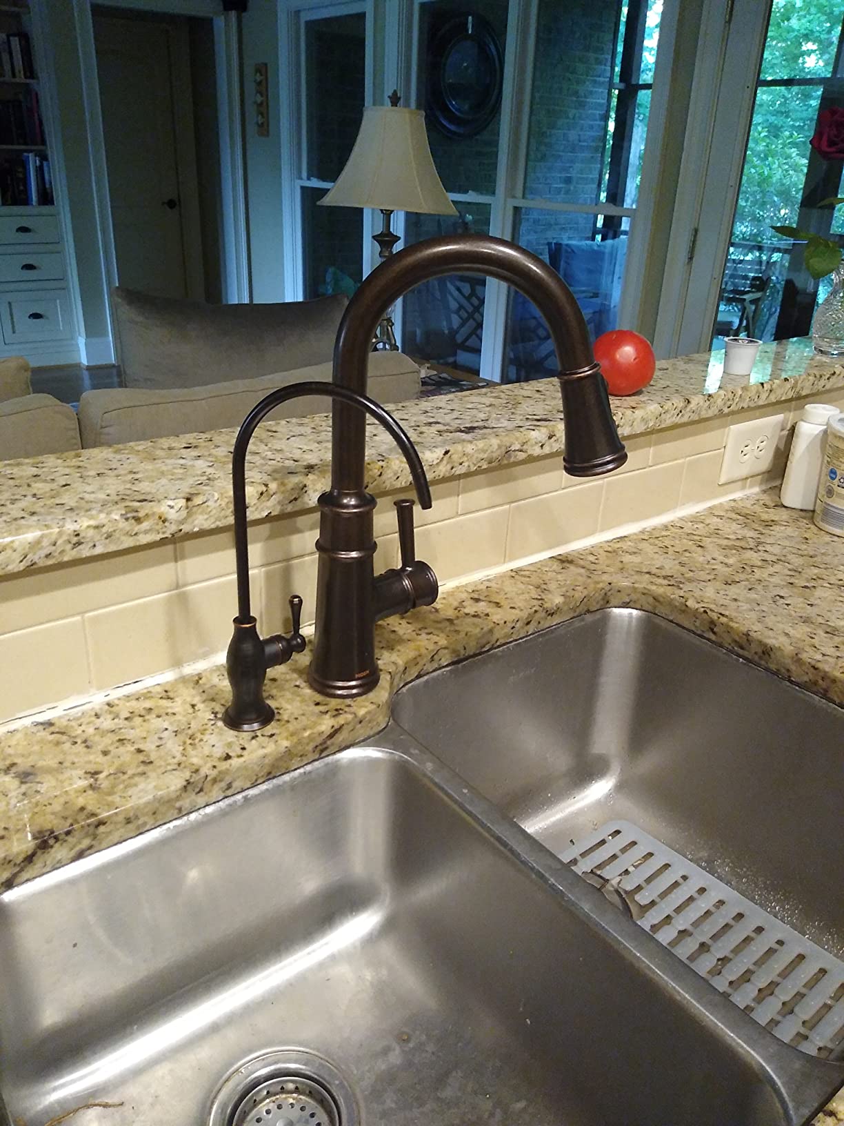 Delle Rosa Drinking Water Faucet, Stainless Steel Kitchen Water Filter Faucet, Commercial Water Filtration Faucet for Under Sink Water Filter System, Oil Rubbed Bronze Non-Air Gap RO Faucets customer photo 2