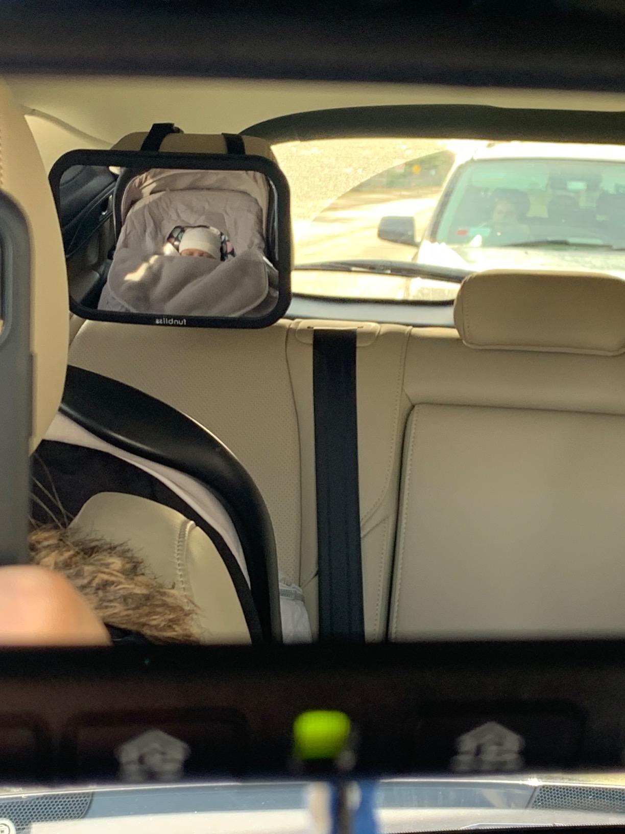 Funbliss Baby Car Mirror Safely Monitor,Shatterproof customer photo 2