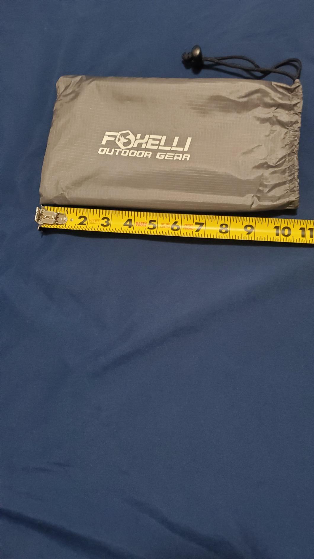 Foxelli Extra Long Rain Poncho for Tall Adults, Reusable Waterproof Hooded customer photo 1