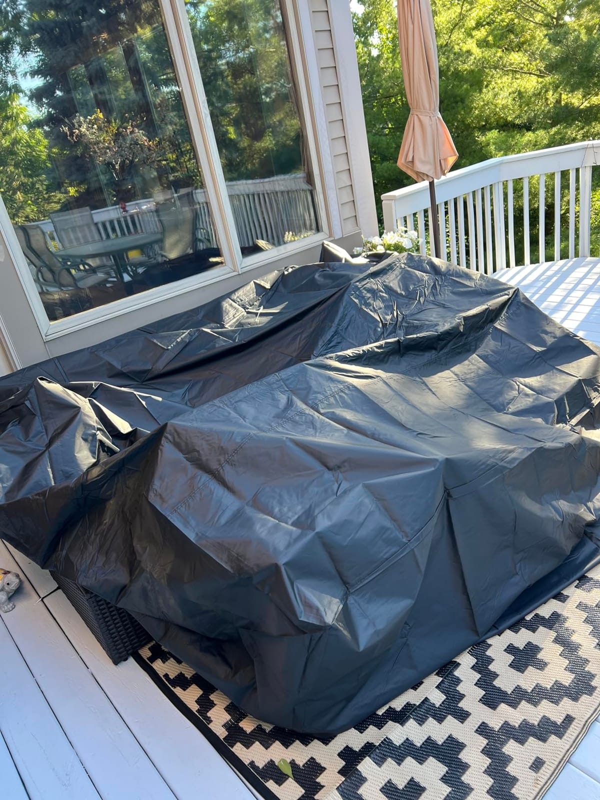 Patio Furniture Set Cover Outdoor Sectional Sofa Set Covers Outdoor Table and Chair Set Covers Water Resistant Large 315cm L x 160 cm W x 74 cm H customer photo 1