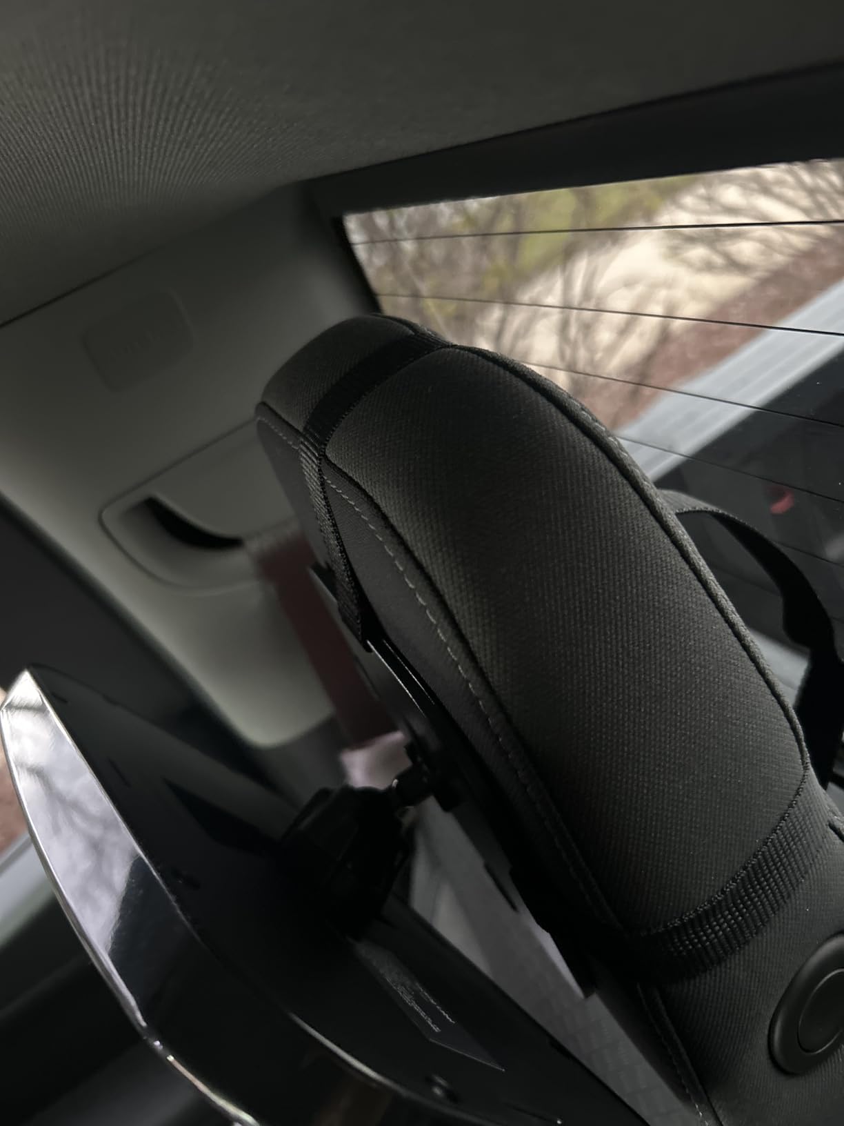 Baby Car Mirror, DARVIQS Car Seat Mirror, Safely Monitor Infant Child in Rear Facing Cars Seat, Wide View Shatterproof Adjustable Acrylic 360°for Backseat, Crash Tested and Certified for Safety customer photo 1