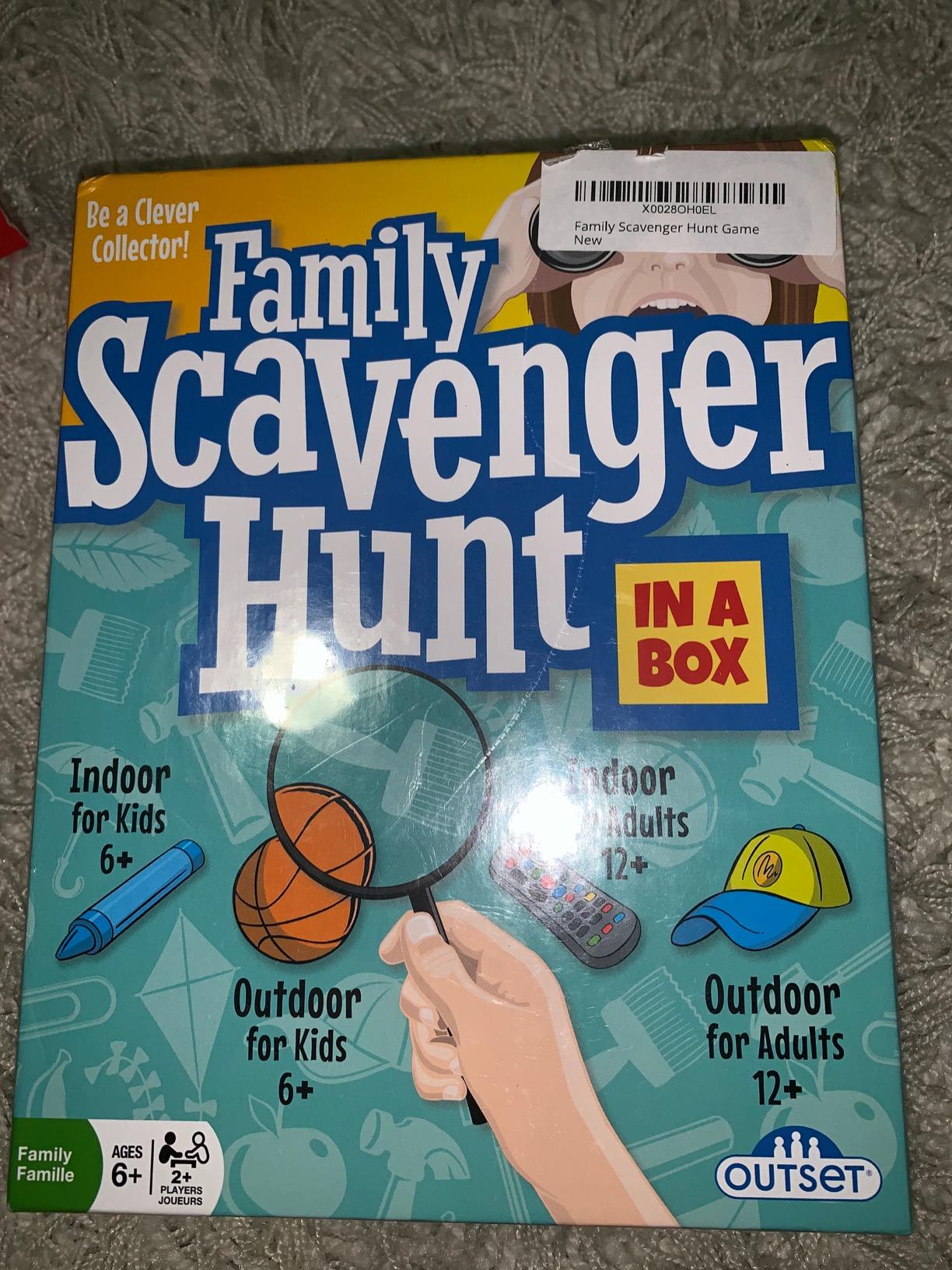 Family Scavenger Hunt, Indoor Outdoor Game, 280 Cards, Ages 6+. customer photo 1