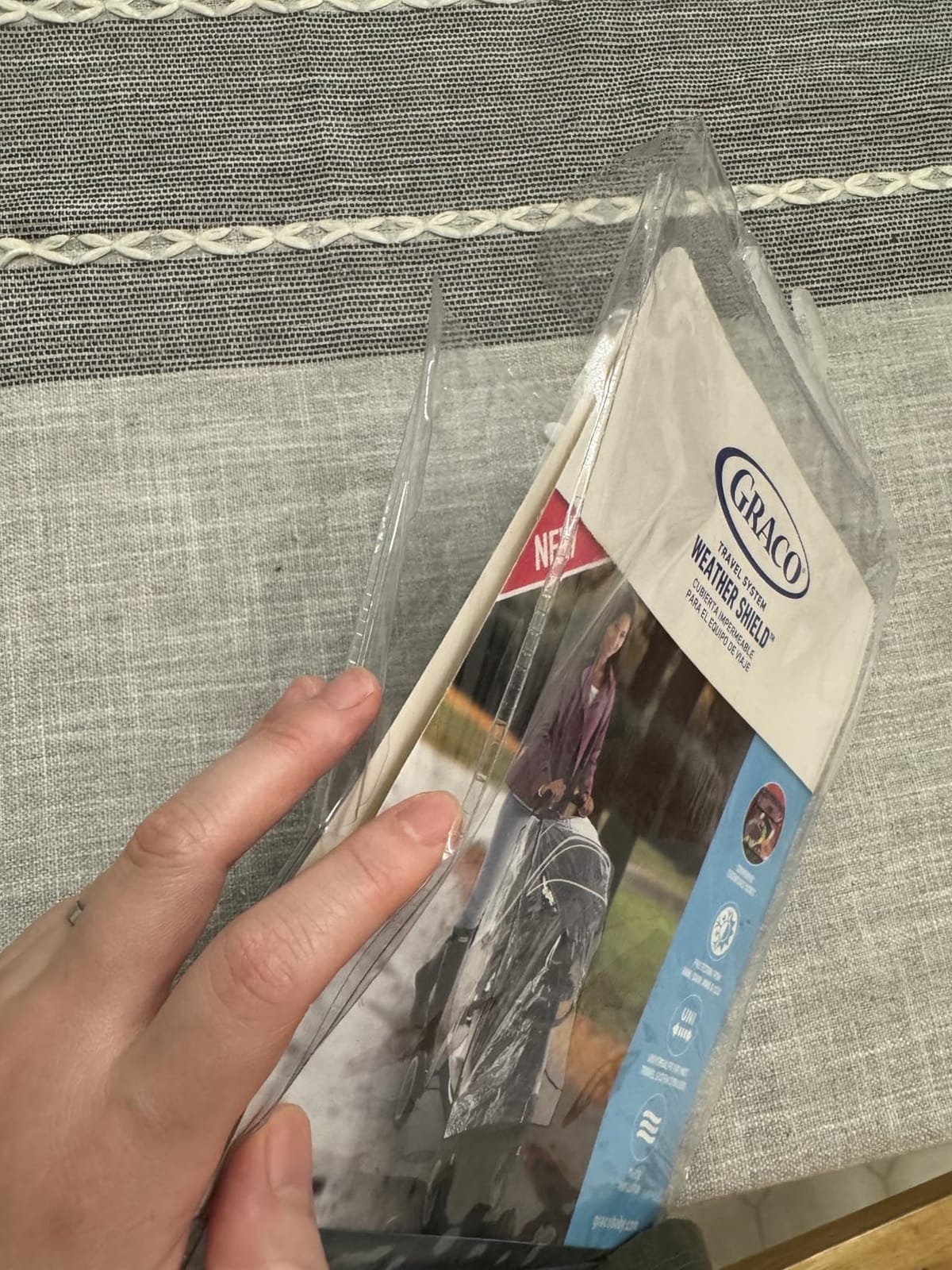 Graco Stroller Rain Cover, Waterproof Windproof Universal Fit with Pocket customer photo 1