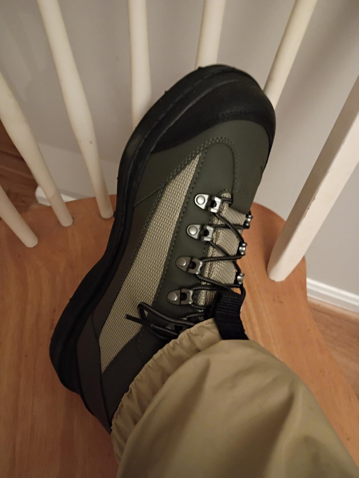 FROGG TOGGS Men's Hellbender Waterproof Fishing Wading Boot for Fishing in Felt or Cleated, Cleated, 12 customer photo 2