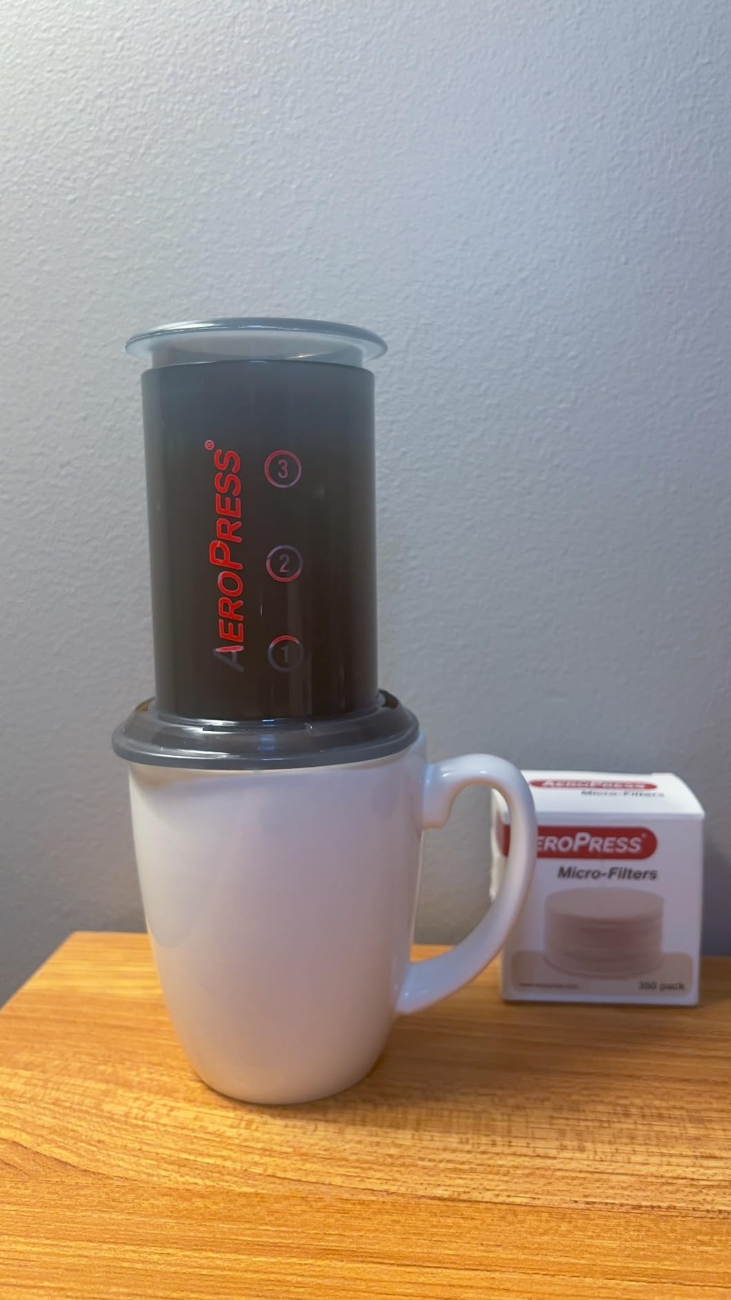 AeroPress Go Extra Small Portable Coffee Maker Kit customer photo 1