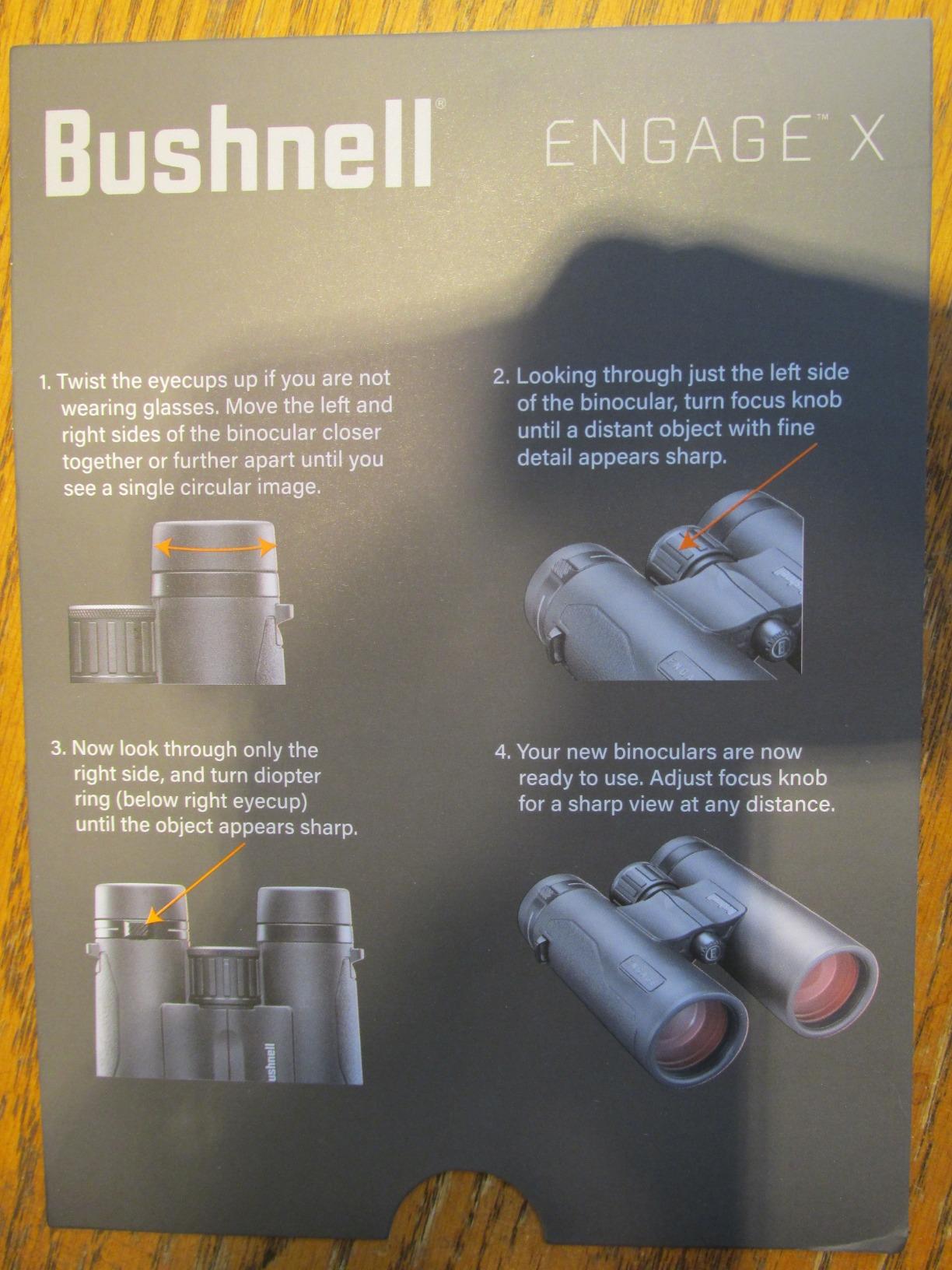 Bushnell Engage X 10x42mm Binoculars, IPX7 Waterproof and Lightweight Binoculars for Hunting, Travel, and Camping customer photo 1