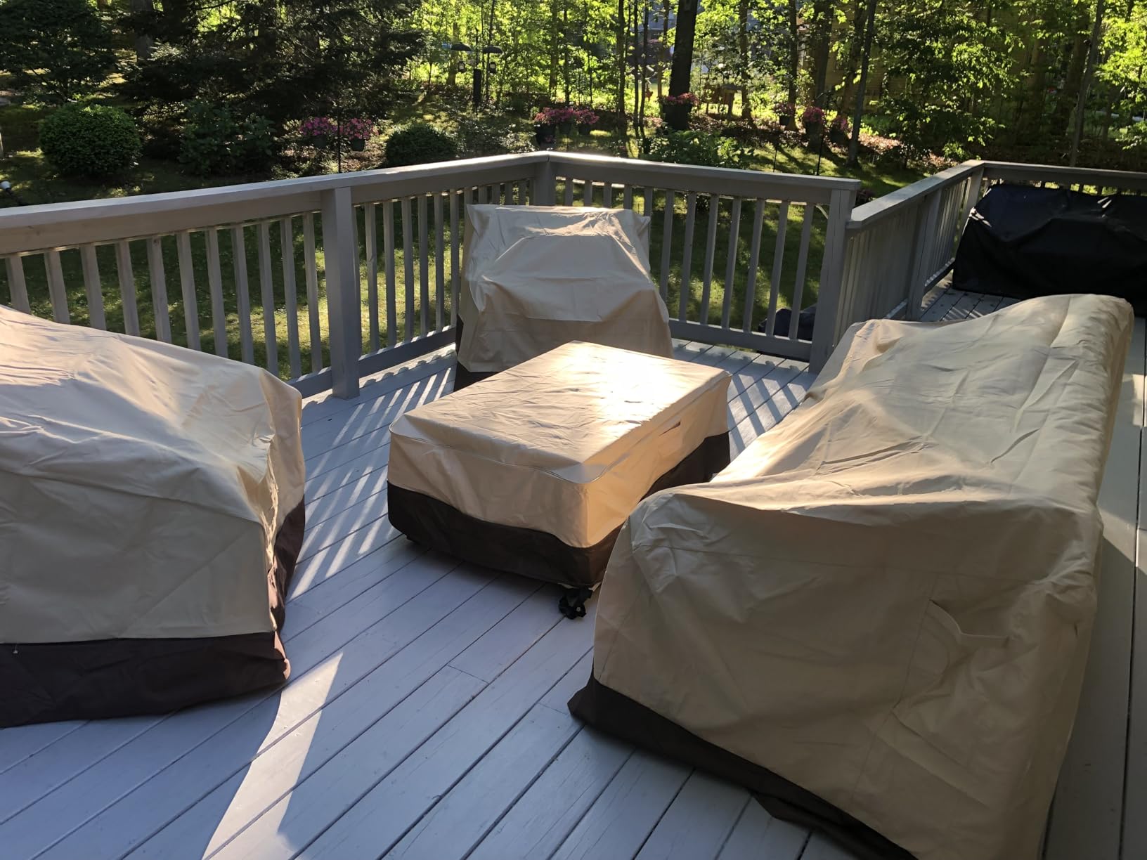 Vailge Patio Sofa Cover 3-Seater & Outdoor Couch Cover Waterproof customer photo 2
