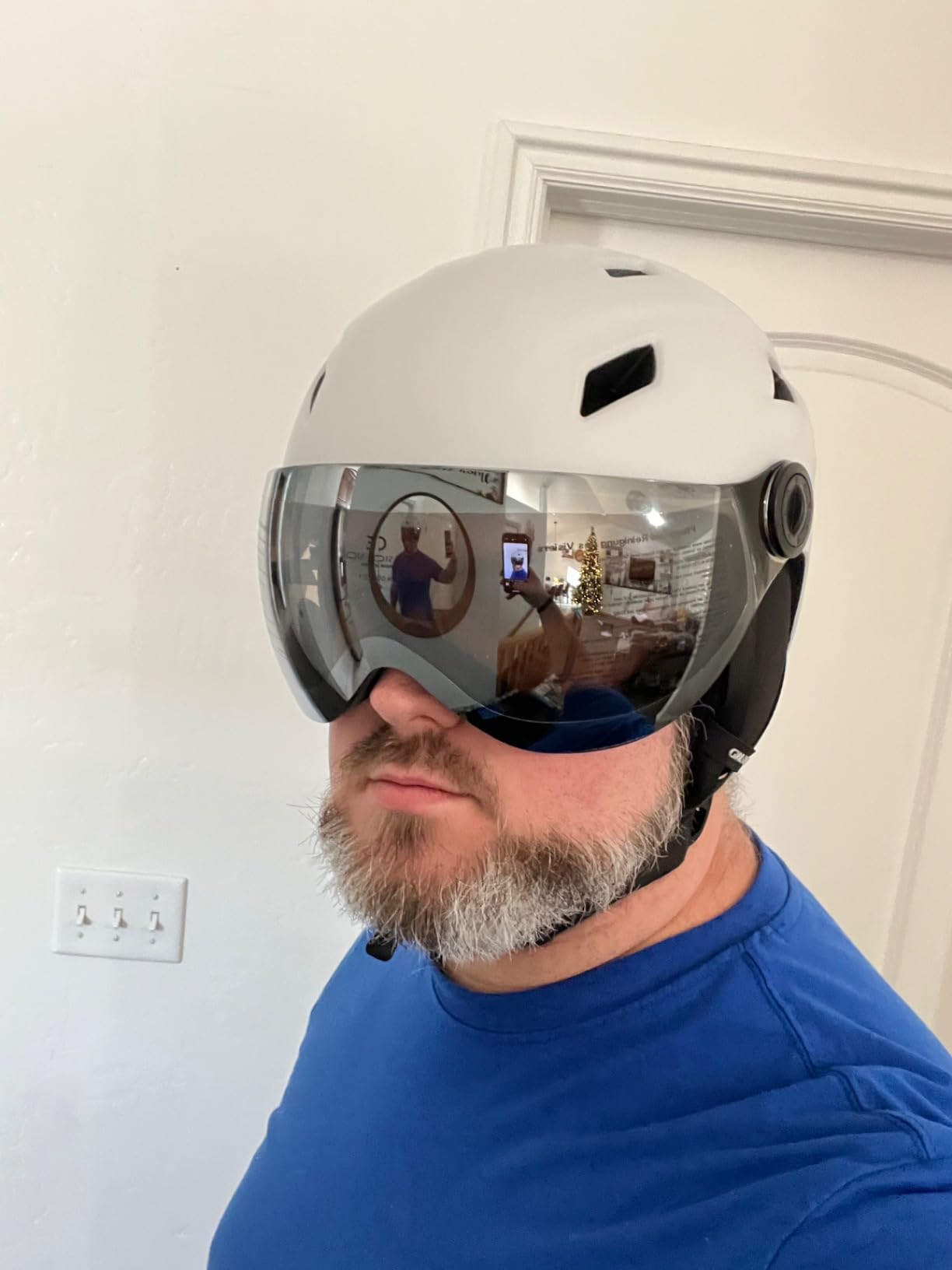 Odoland Ski Helmet with 2-in-1 Visor Goggles, Lightweight for Men Women customer photo 1