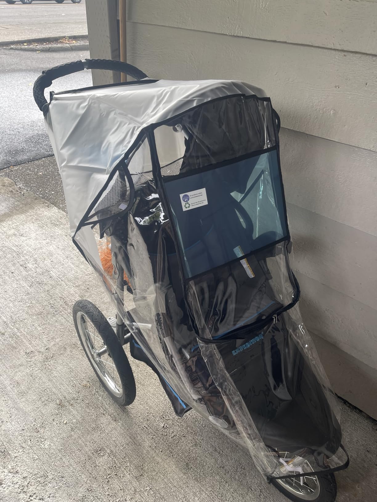Stroller Rain Cover,Universal Stroller Accessory,Baby Travel Weather Shield customer photo 1