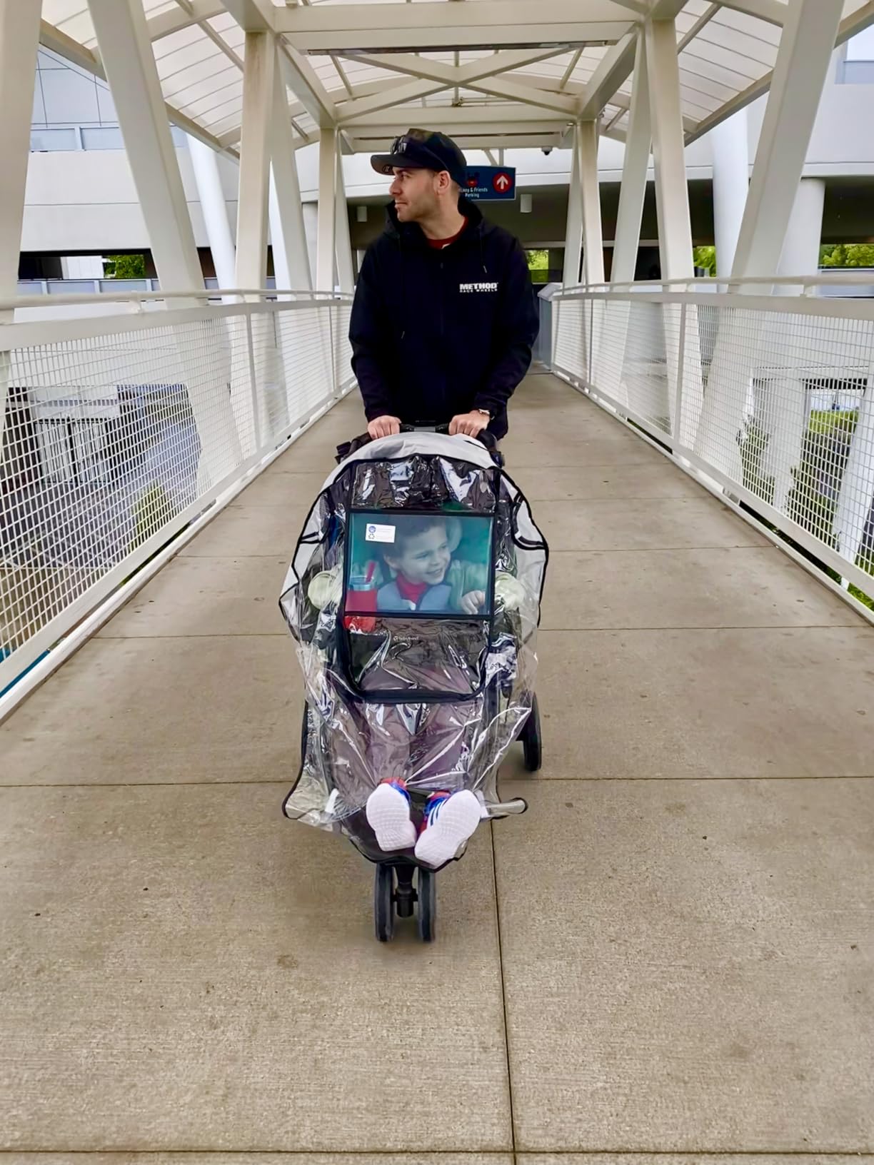 Stroller Rain Cover,Universal Stroller Accessory,Baby Travel Weather Shield customer photo 2