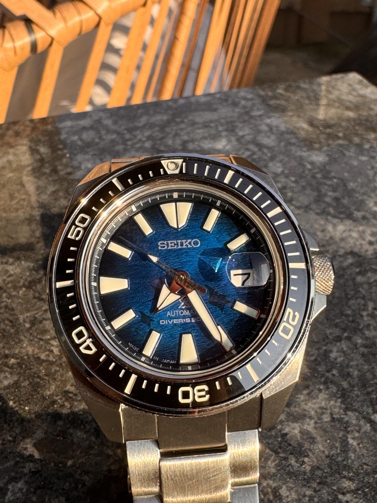 SEIKO SRPE33 Automatic Dive Watch for Men - Prospex Special Edition - LumiBrite Hands, Unidirectional Bezel - Water Resistant 200M customer photo 2