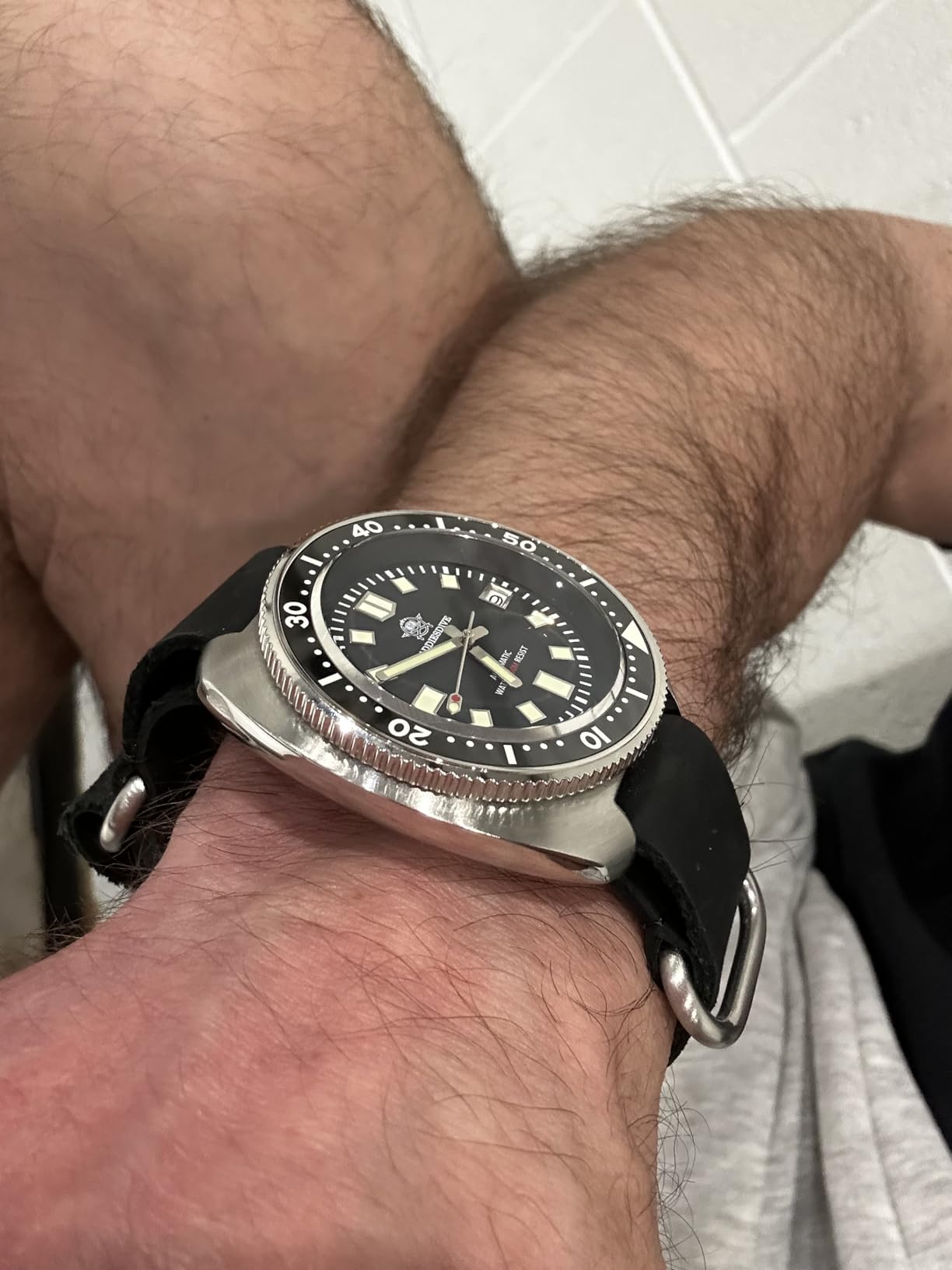 ADDIESDIVE Automatic Watch Diver 200 M Mens Watch Luminous NH35/8215 Analog customer photo 2