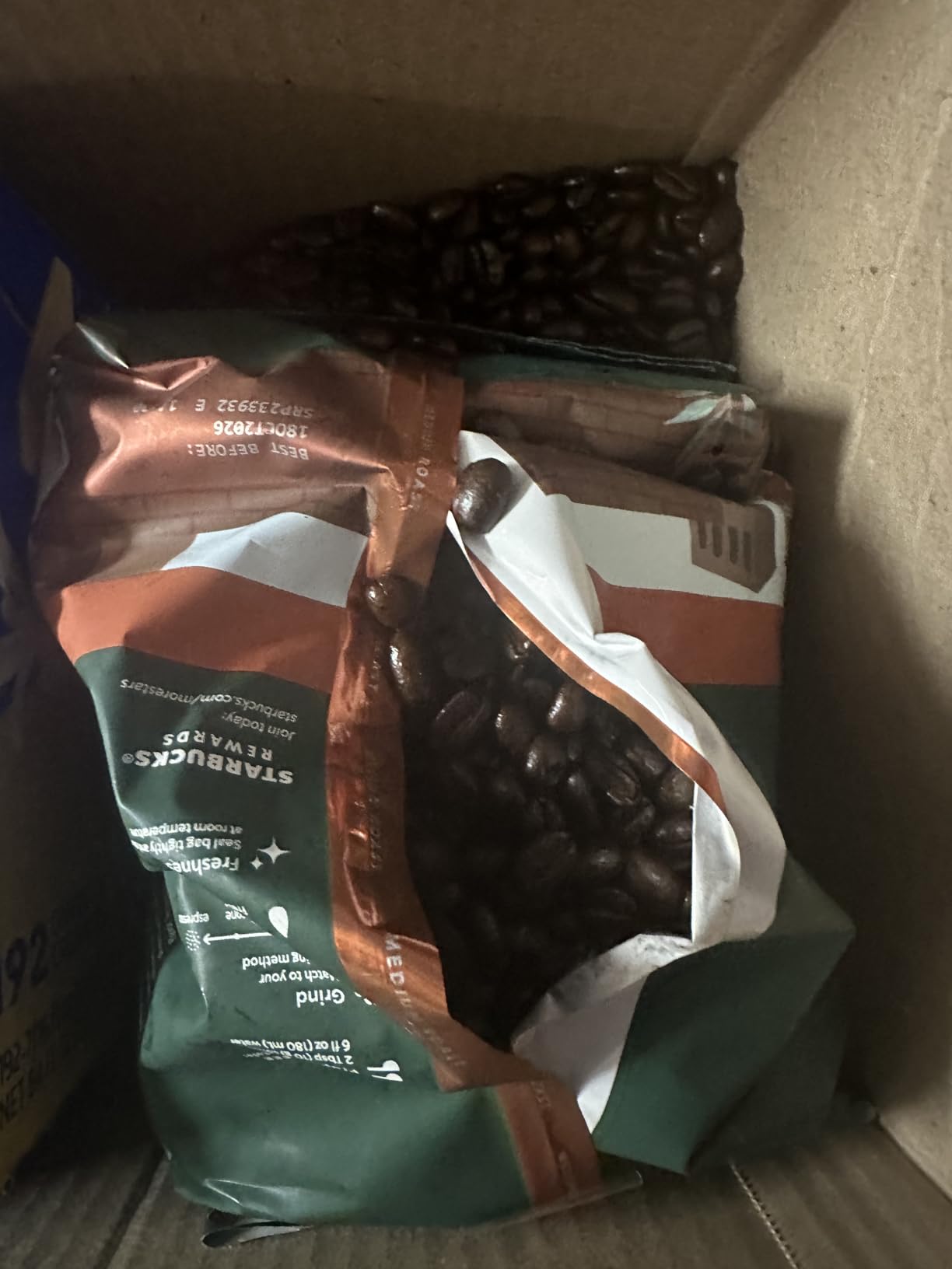 Starbucks Whole Bean Coffee, Medium Roast Coffee, Pike Place Roast, 100% Arabica, 1 bag (18 oz) customer photo 1