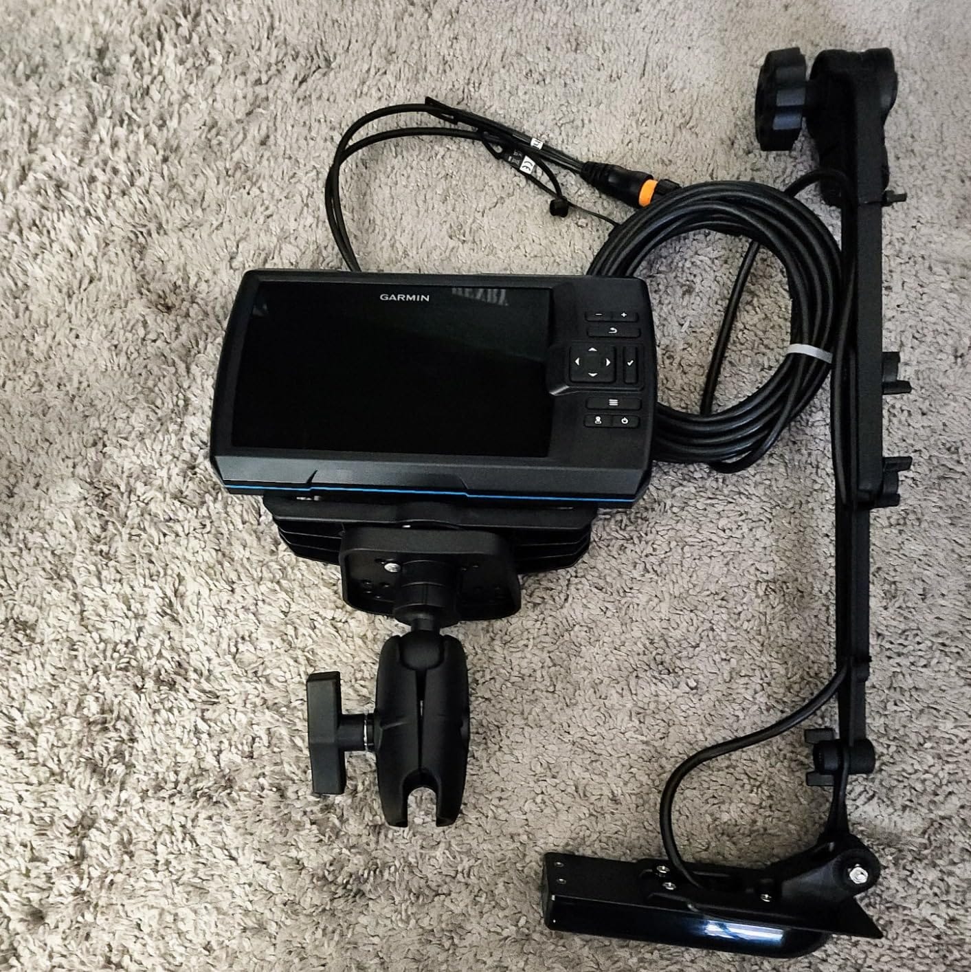 Fish Finder Track Mount with Transducer Mounting Arm for Kayak Boat customer photo 2