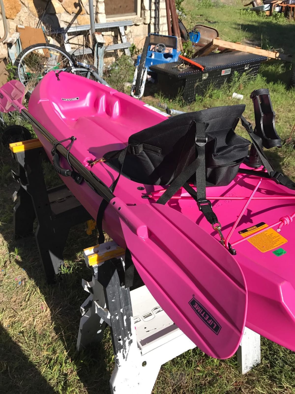 BKC UH-KS222 Universal Soft Padded Kayak Seat with Backrest customer photo 2