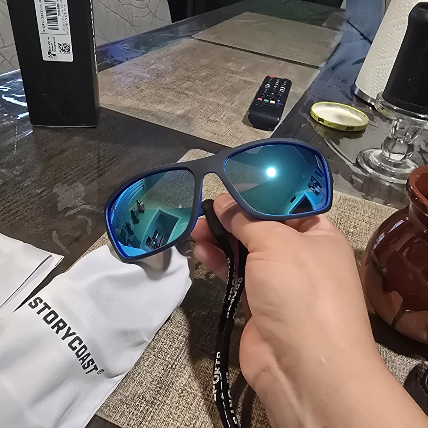 STORYCOAST Polarized Sports Sunglasses for Men Women Unbreakable Frame Cycling Fishing Driving customer photo 1