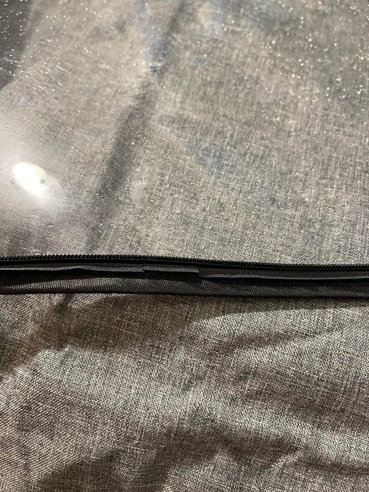 Stroller Rain Cover,Rainproof Nano-Coating Elastic Band,Grey customer photo 2