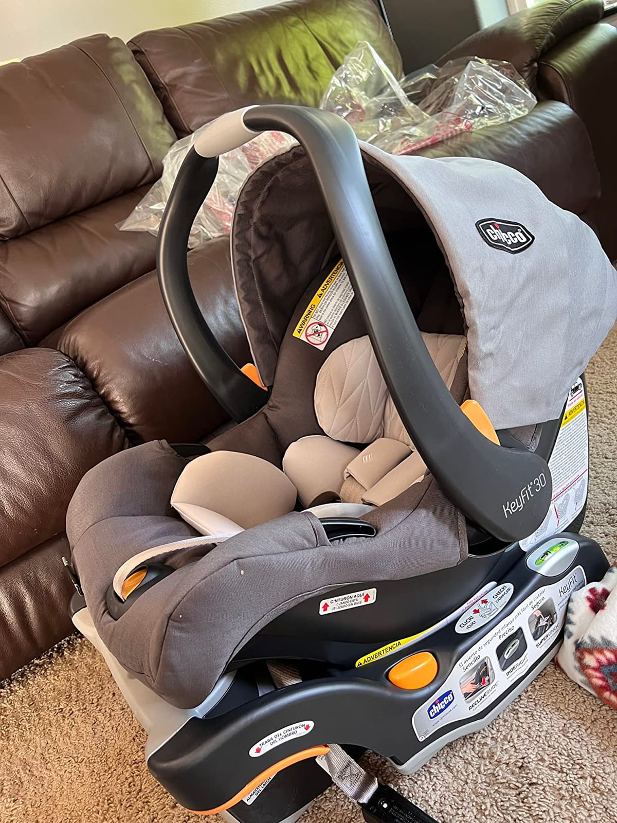 Chicco KeyFit 30 ClearTex Rear-Facing Infant Car Seat with Base customer photo 1