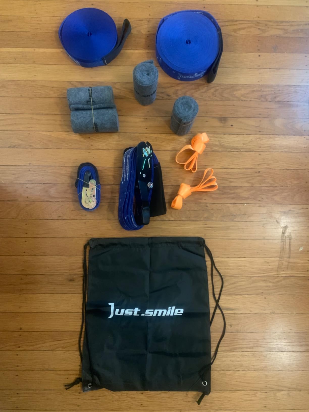 Slackline Kit Slakcline Longer 65ft with Tree Protectors Arm Trainer and Carry Bag,Slack Lines for Backyared for Kids and Adults customer photo 1