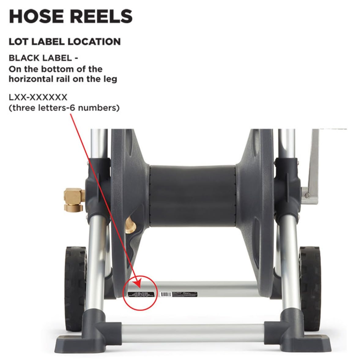 Gorilla Mobile Aluminum Garden Hose Reel, 225 Ft, Zero-Rust, No-Leak Brass customer photo 2