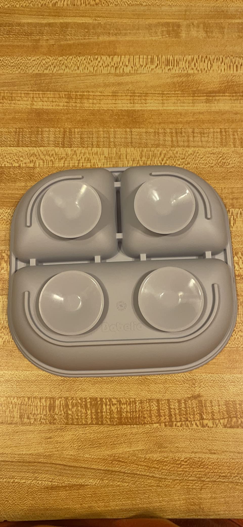 Babelio Baby & Toddler Suction Plates, Food Grade Silicone, Divided, 3 Pack customer photo 2