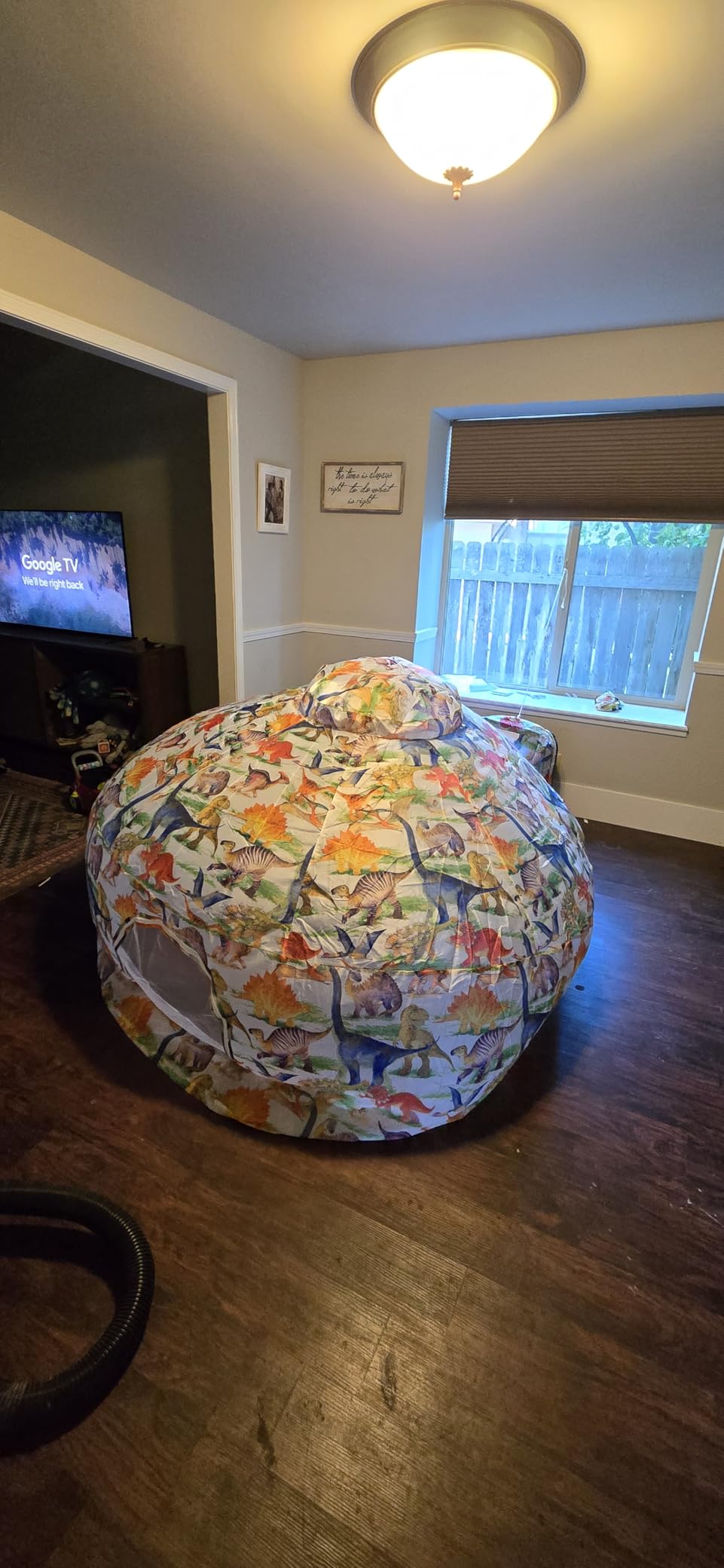 Air Tent for Kids with Door, Toddler Tents Indoor 77 x 50 in - Forest Fort customer photo 2
