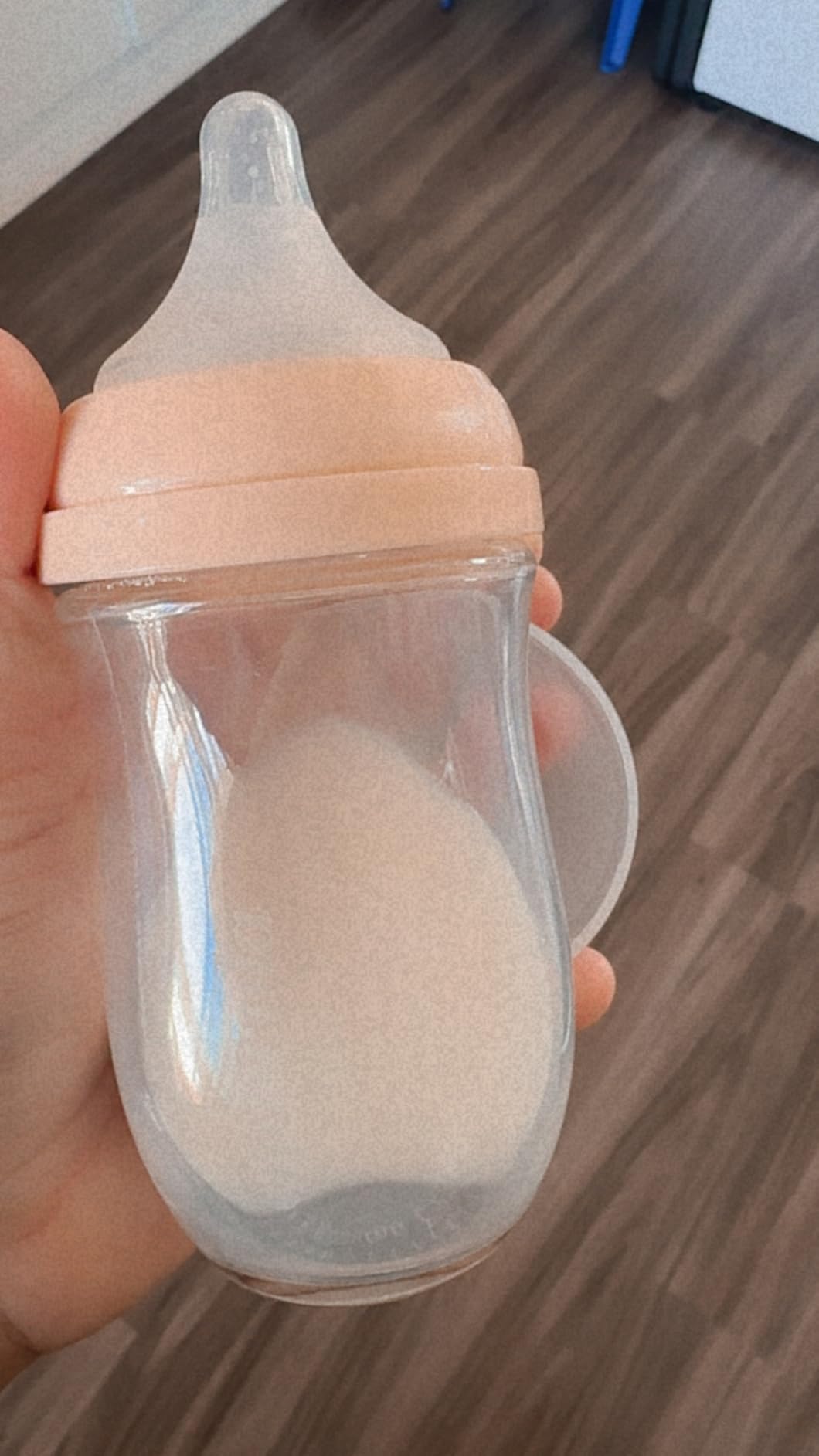 Gulicola Small Glass Baby Bottle for Newborn Breastfeeding Babies, Preemie & Extra Slow Flow Nipples (SS), Anti-Colic, Breast-Like, 0 Months+, 3 oz, 2 Pack - White customer photo 1