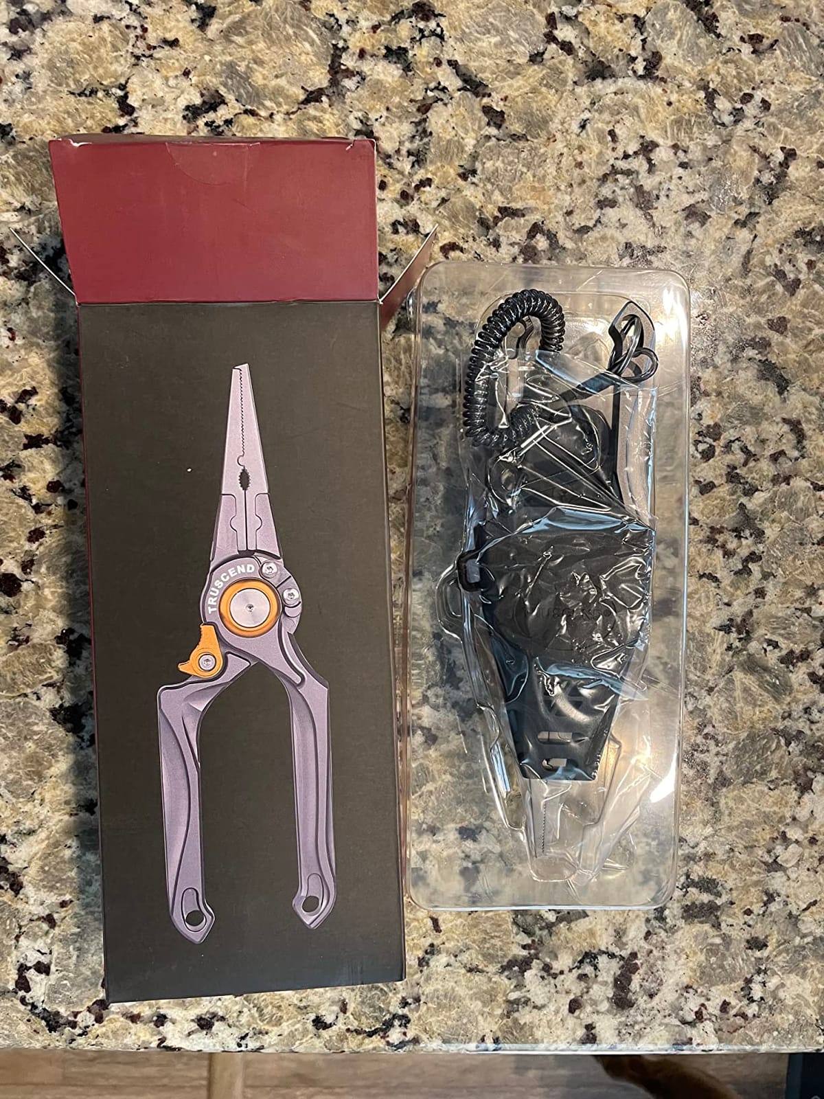 TRUSCEND Easy Use Lockable Fishing Pliers with Tungsten Carbide Cutter, Innovative Ergonomic Handy Handle, Saltwater Corrosion Resistant Teflon Coated Fishing Tool, Light Multi-Function Fishing Gear customer photo 1