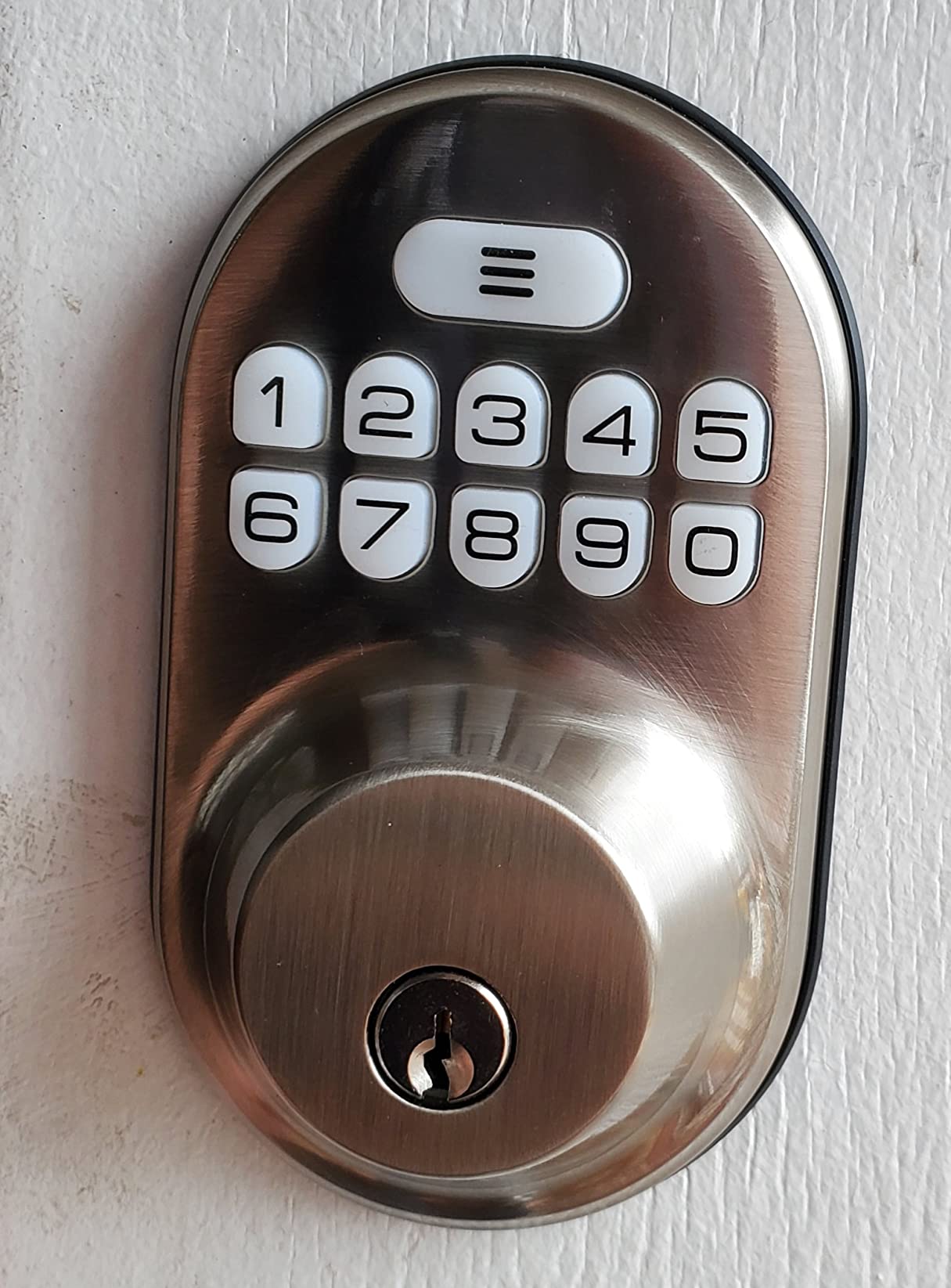 Veise RZ-A Electronic Keypad Deadbolt Door Lock, Matte Black customer photo 1